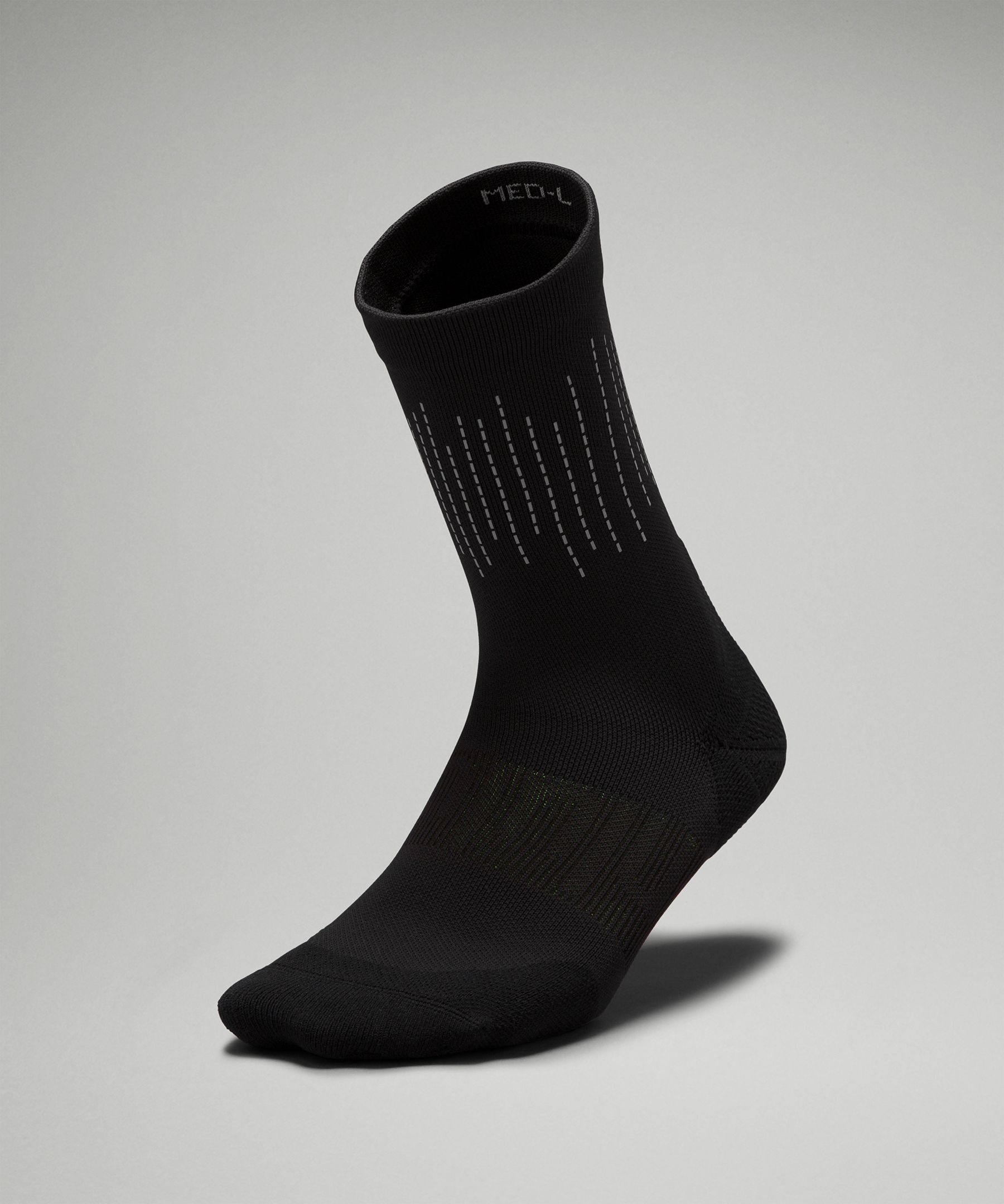 Shop Lululemon Power Stride Crew Socks Reflective