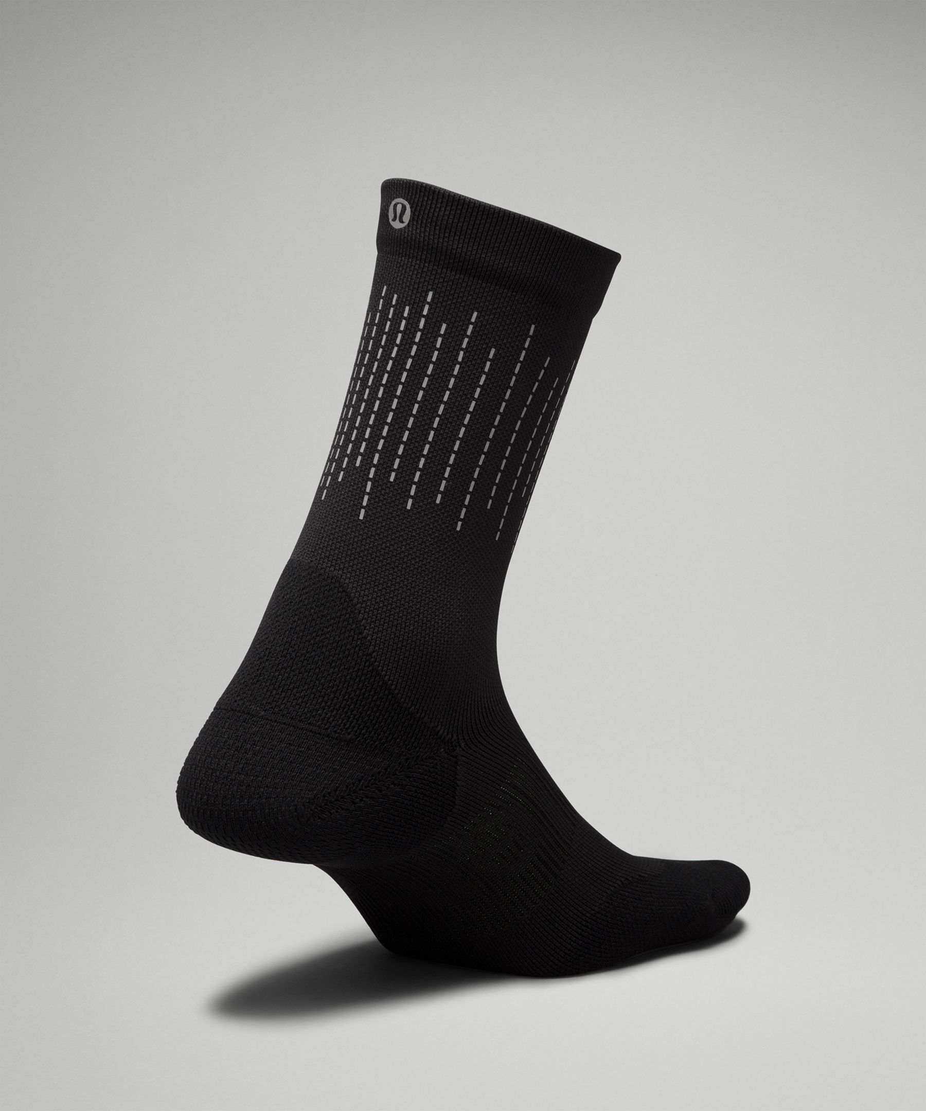 Shop Lululemon Power Stride Crew Socks Reflective