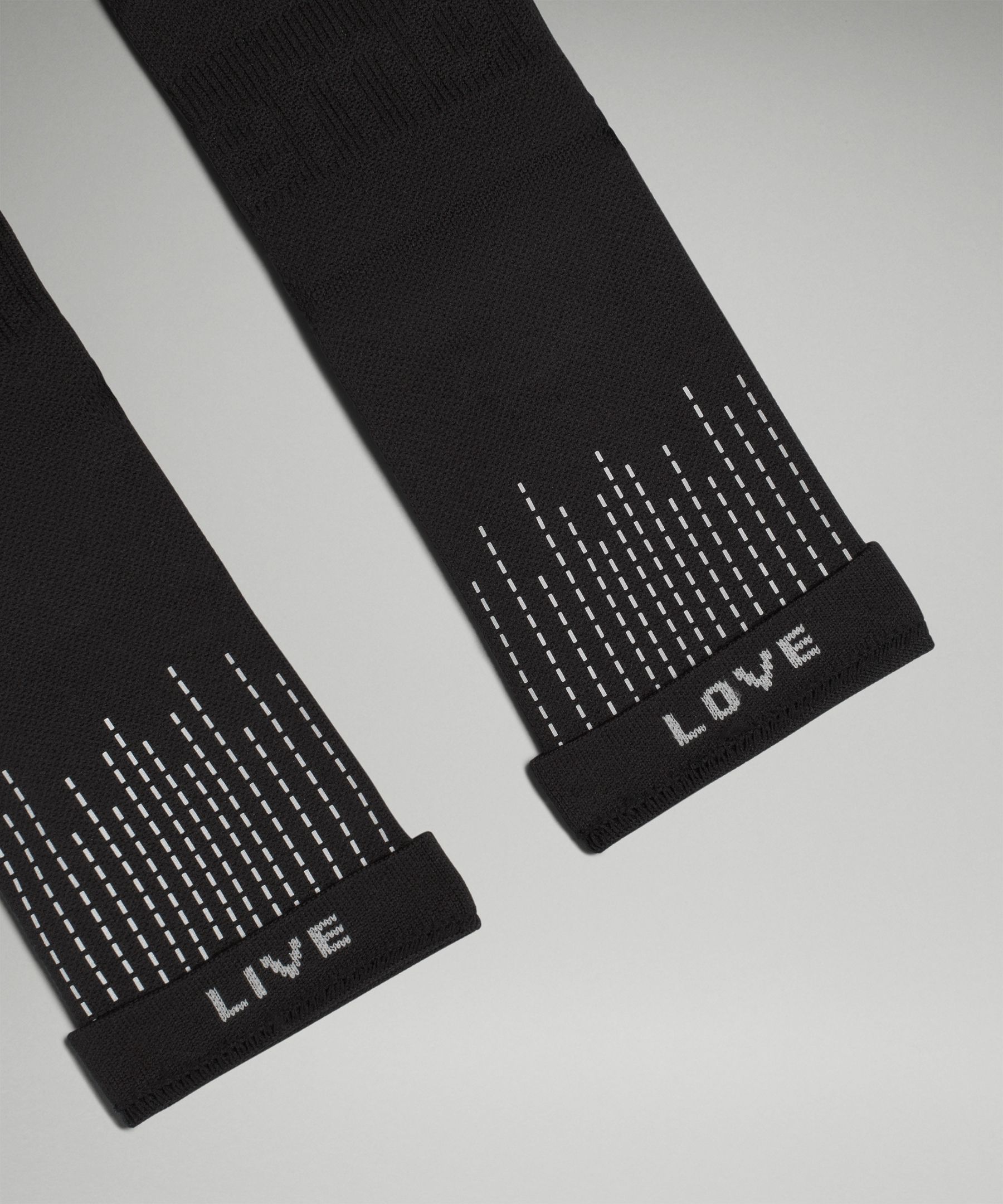 Shop Lululemon Power Stride Crew Socks Reflective