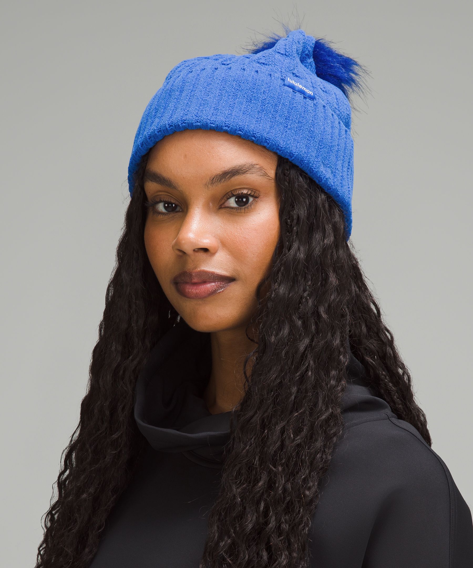 Women's Cable Knit Pom Beanie, Women's Hats