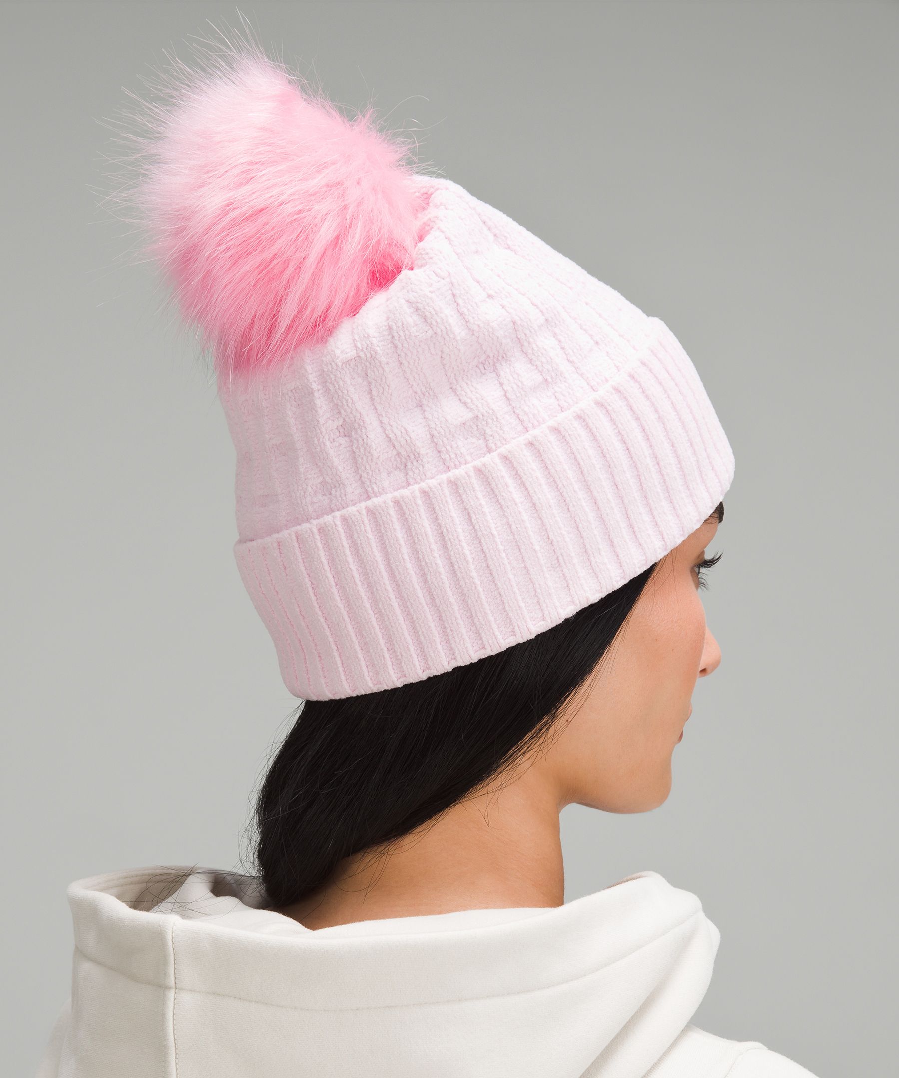 Women s Cable Knit Pom Beanie Hats Lululemon EU