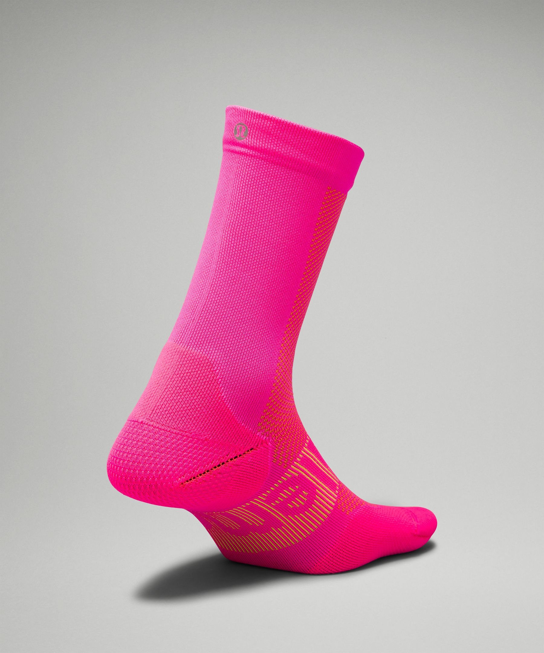 Lululemon MicroPillow Compression Run Sock Knee High - Pink Lychee