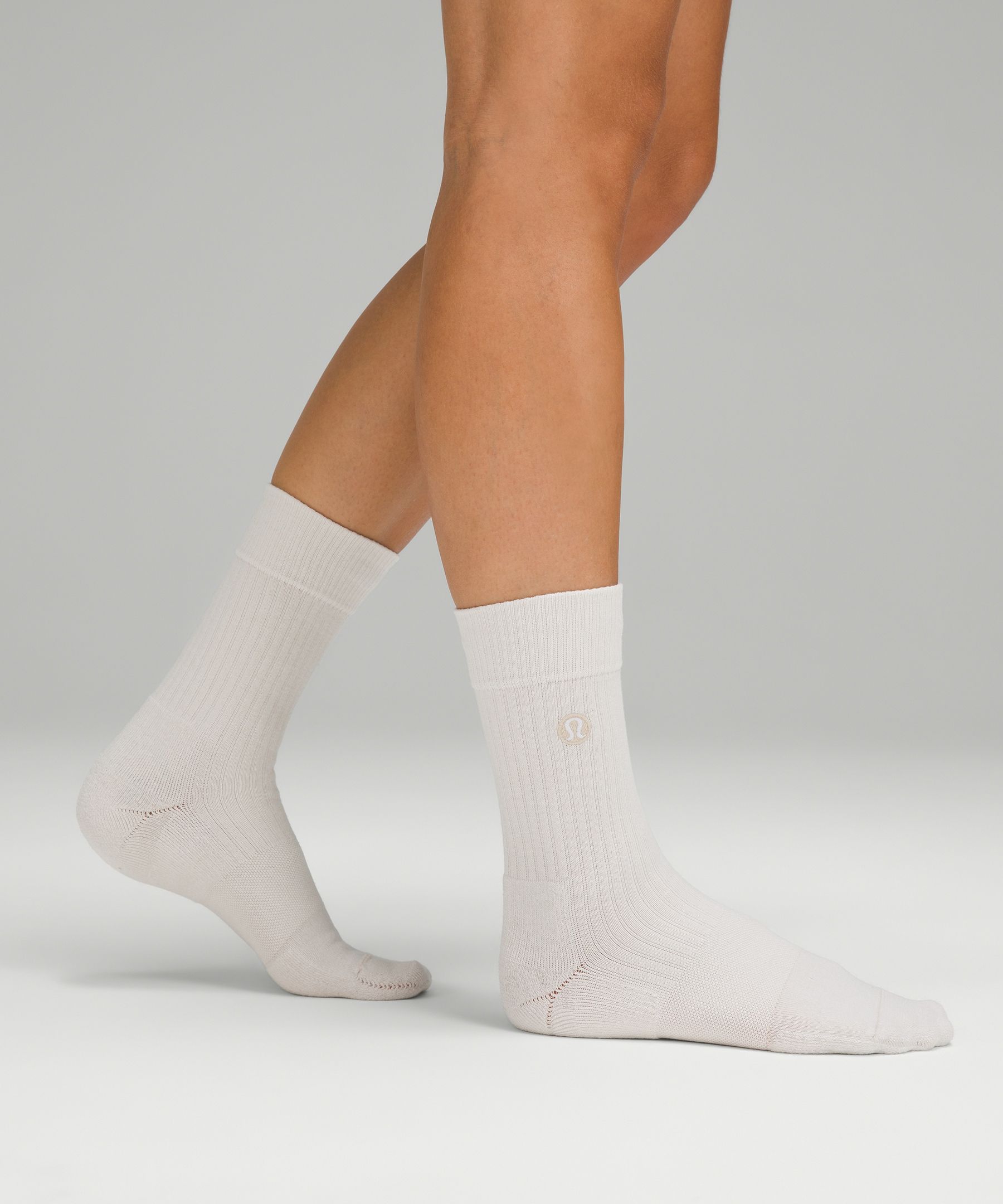 Lululemon Womens Daily Stride Comfort Crew Sock Ribbed