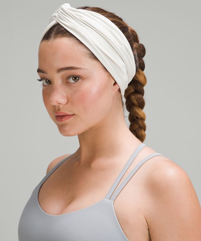 Geripptes Stirnband aus Nulu mit Twist-Detail für Frauen