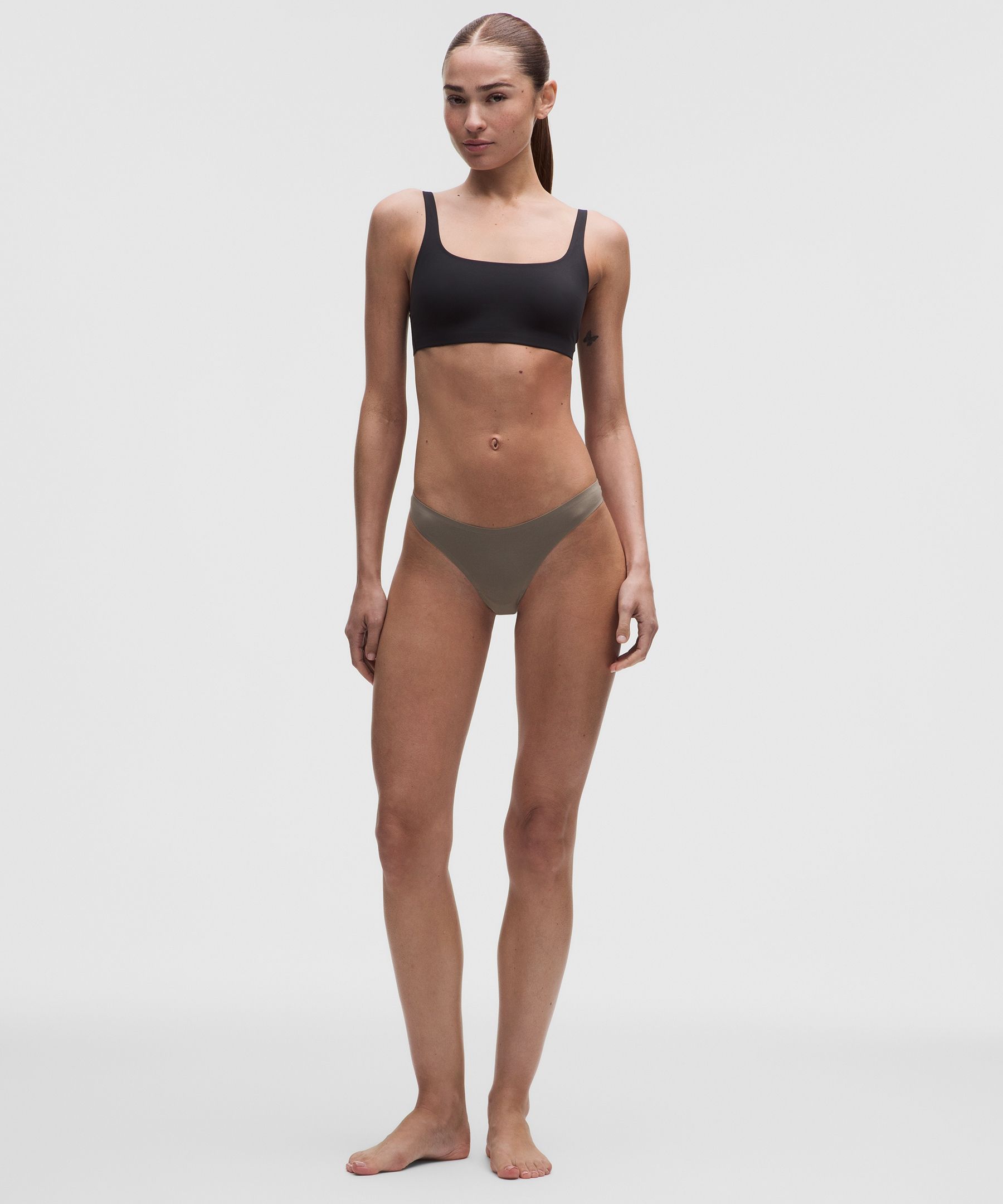 Wundermost Ultra-Soft Nulu Dipped-Waist Thong Underwear *3 Pack
