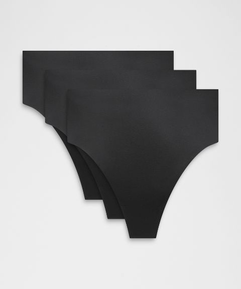 Женские трусы-стринги Lululemon Wundermost Ultra-Soft Nulu, набор 3 шт