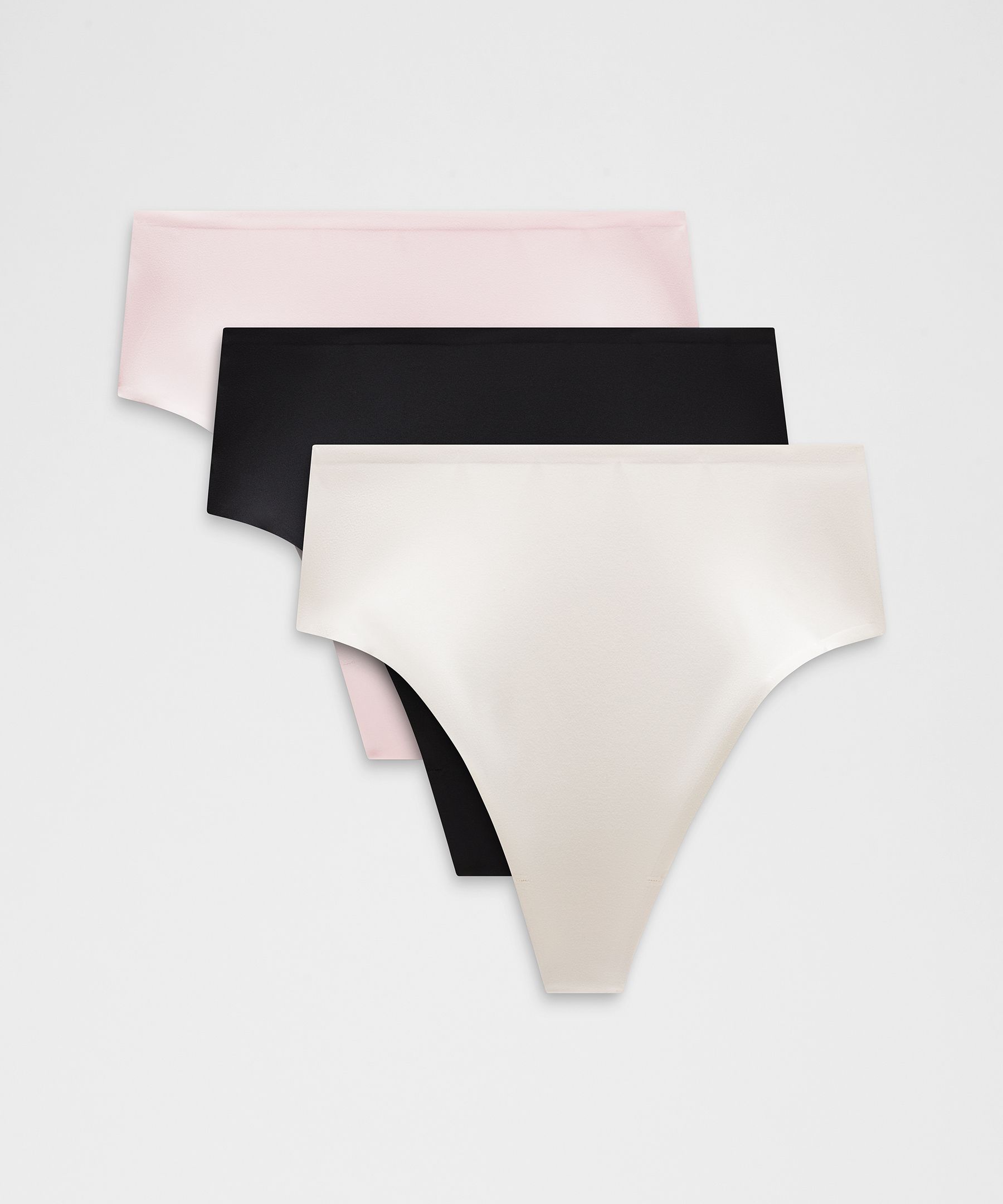 Wundermost Ultra-Soft Nulu High-Waist Thong Underwear *3 Pack