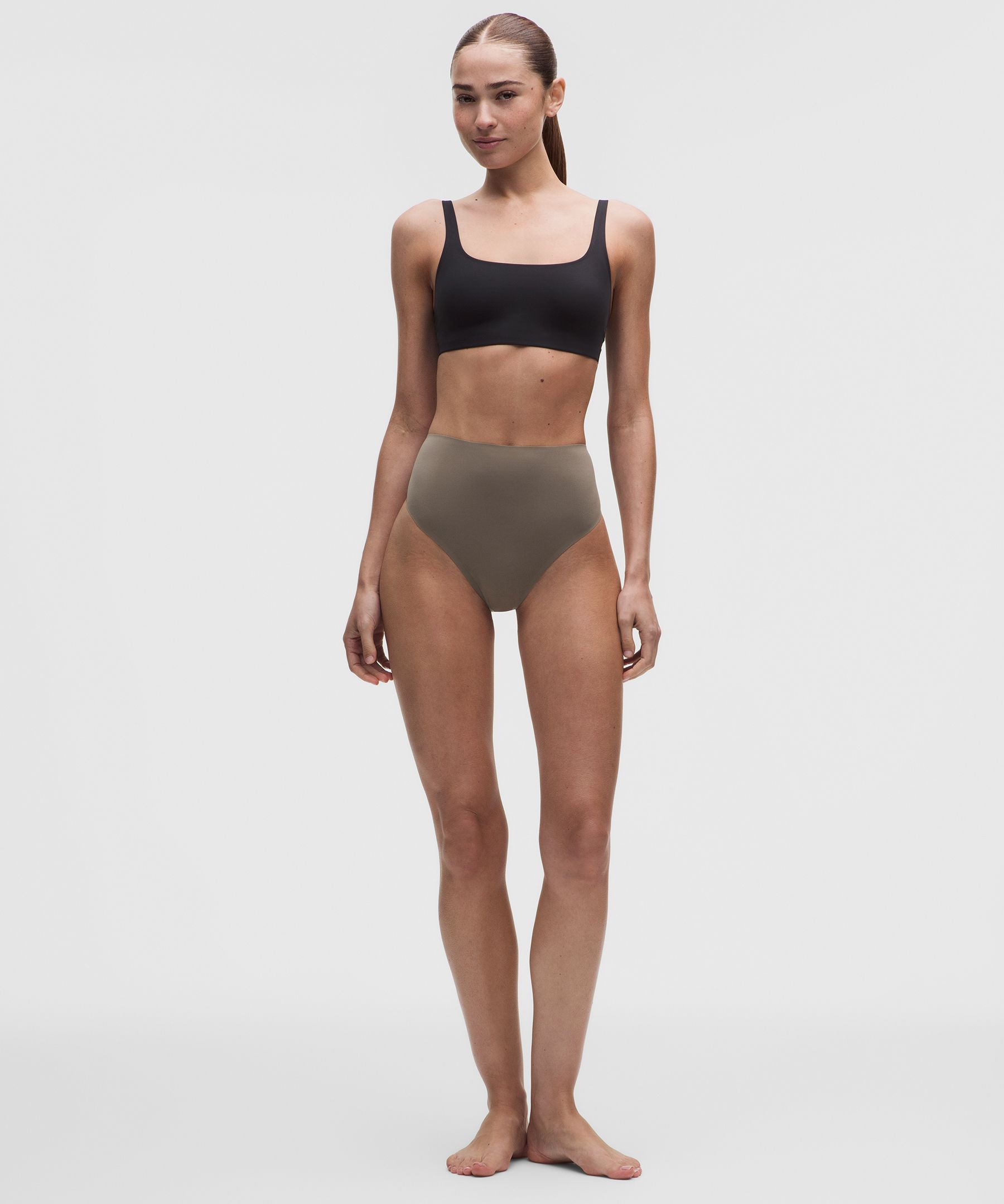 Wundermost Ultra-Soft Nulu High-Waist Thong Underwear *3 Pack