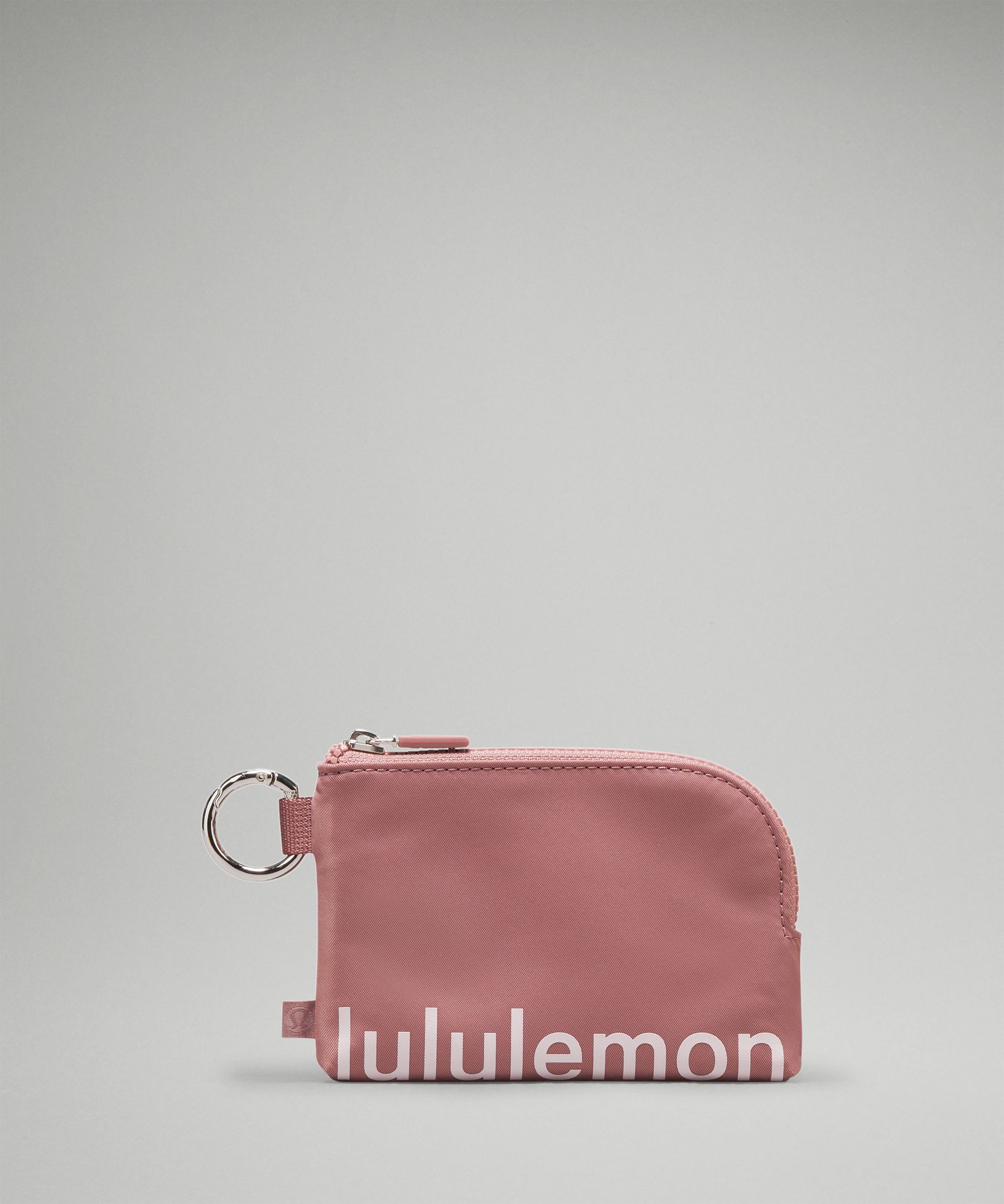 Lululemon Clippable Card Pouch In Pink