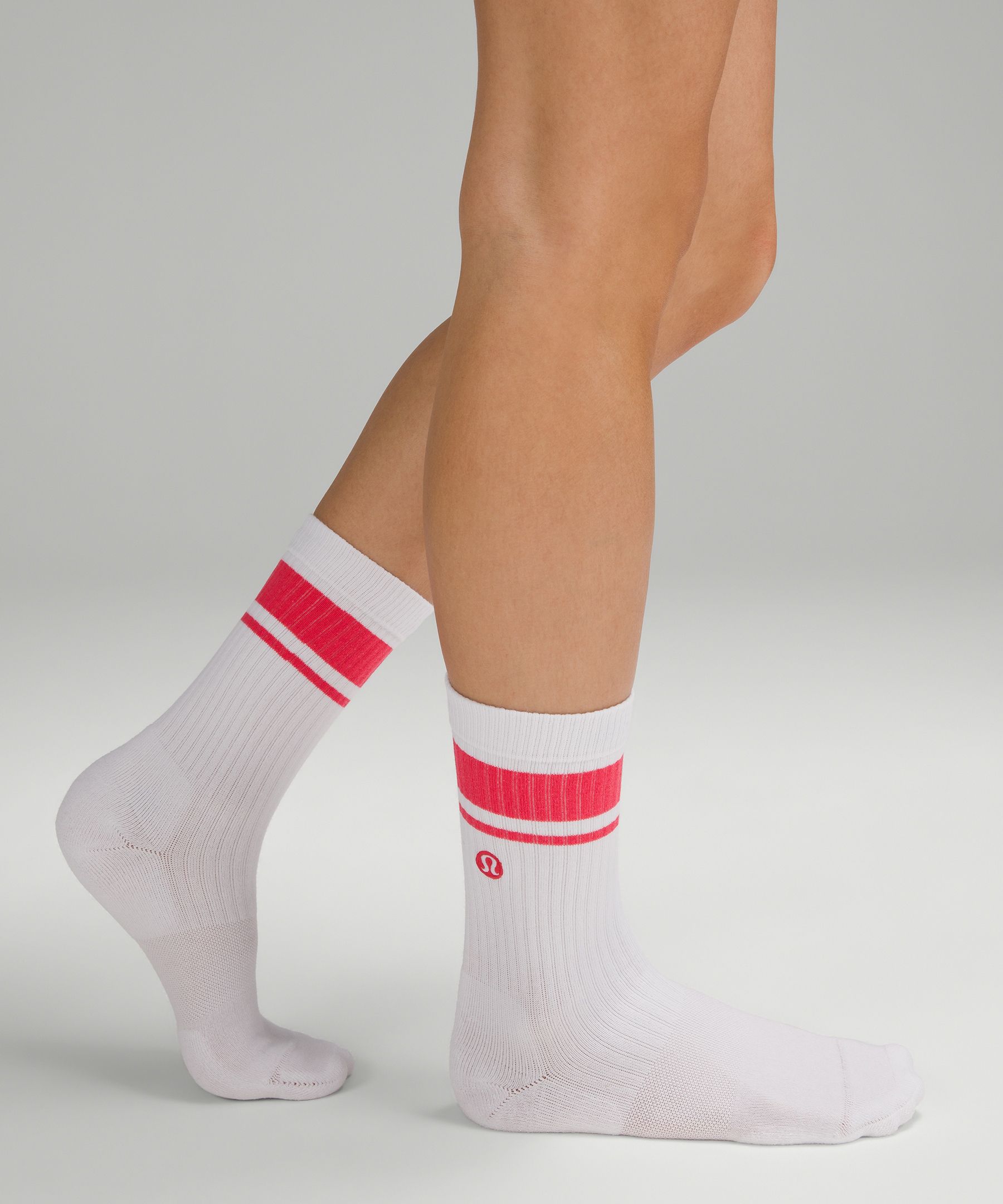 Shop Lululemon Daily Stride Ribbed Comfort Crew Socks