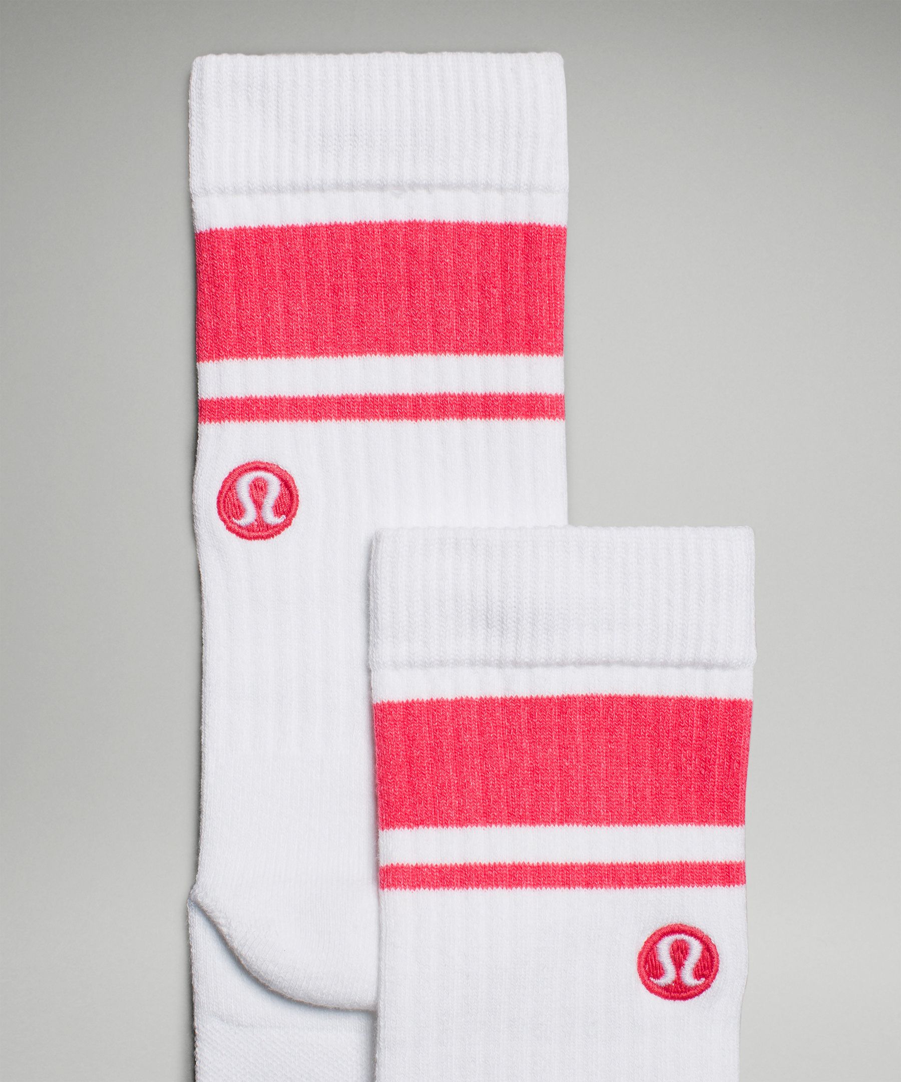 Shop Lululemon Daily Stride Ribbed Comfort Crew Socks