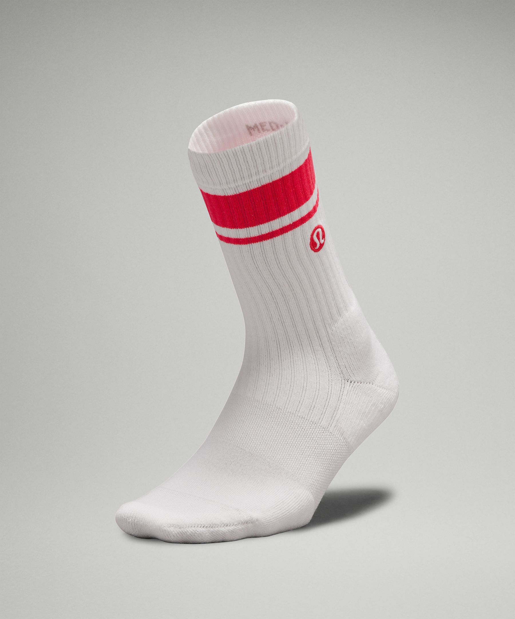 Shop Lululemon Daily Stride Ribbed Comfort Crew Socks