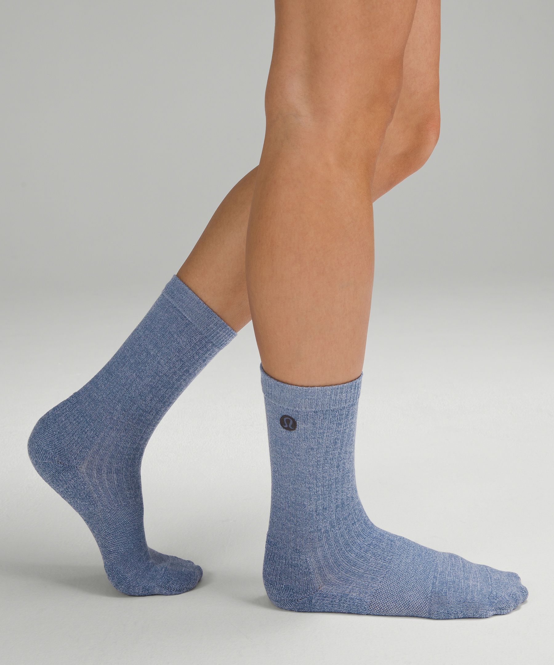 Shop Lululemon Daily Stride Ribbed Comfort Crew Socks