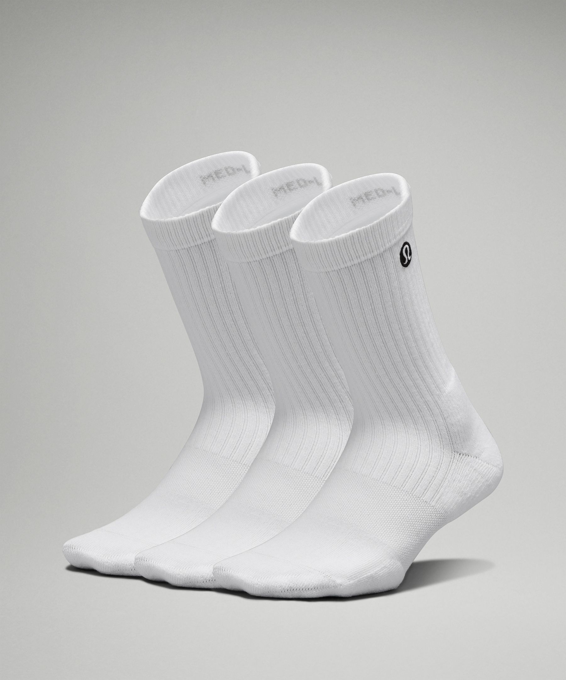 Lululemon Daily Stride Ribbed Comfort Crew Socks 3 Pack