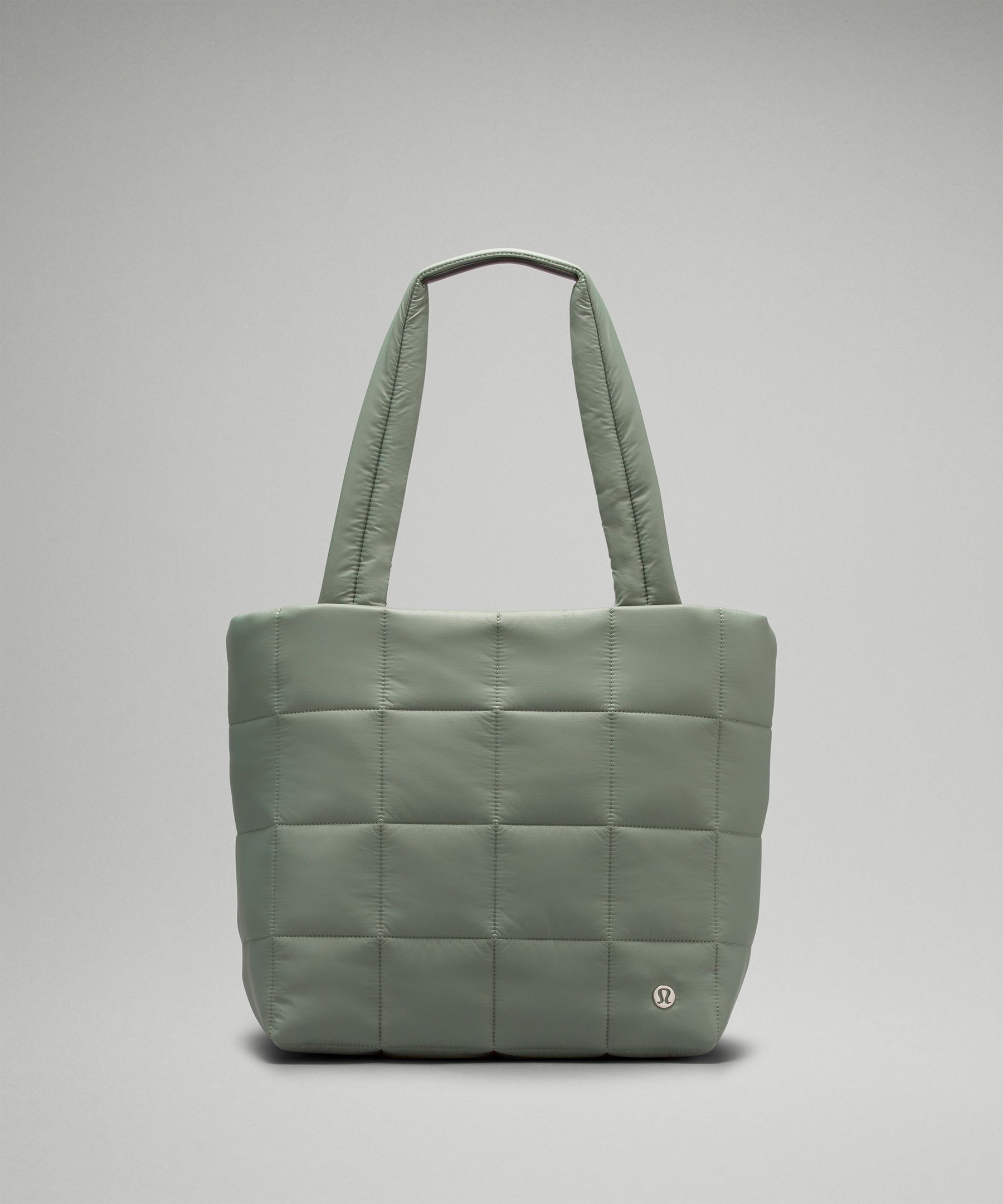 lululemon – Women's Grid Tote Bag 12L – Color Grey/Green/Pastel