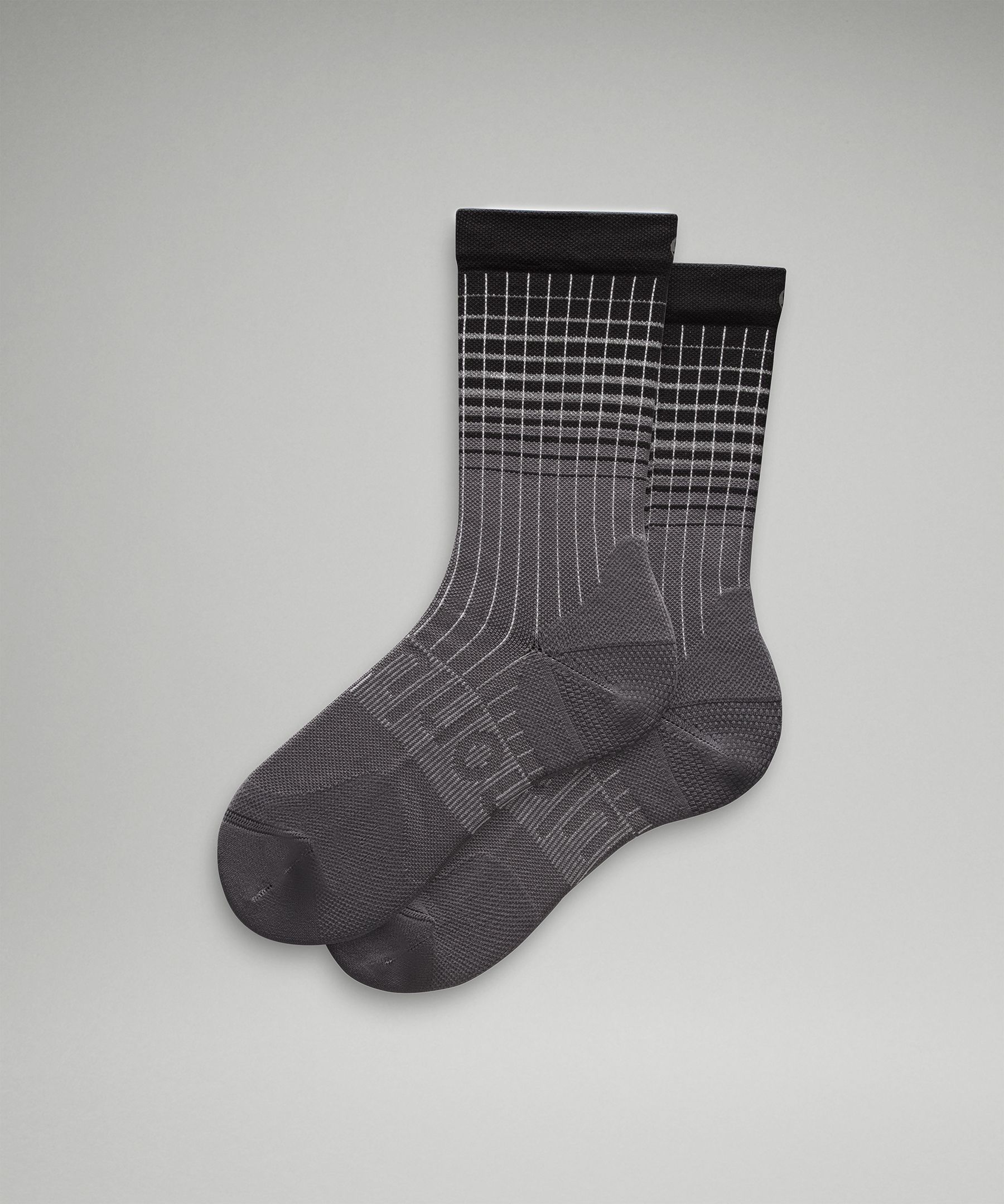 Women's Power Stride Crew Socks Reflective - Grey