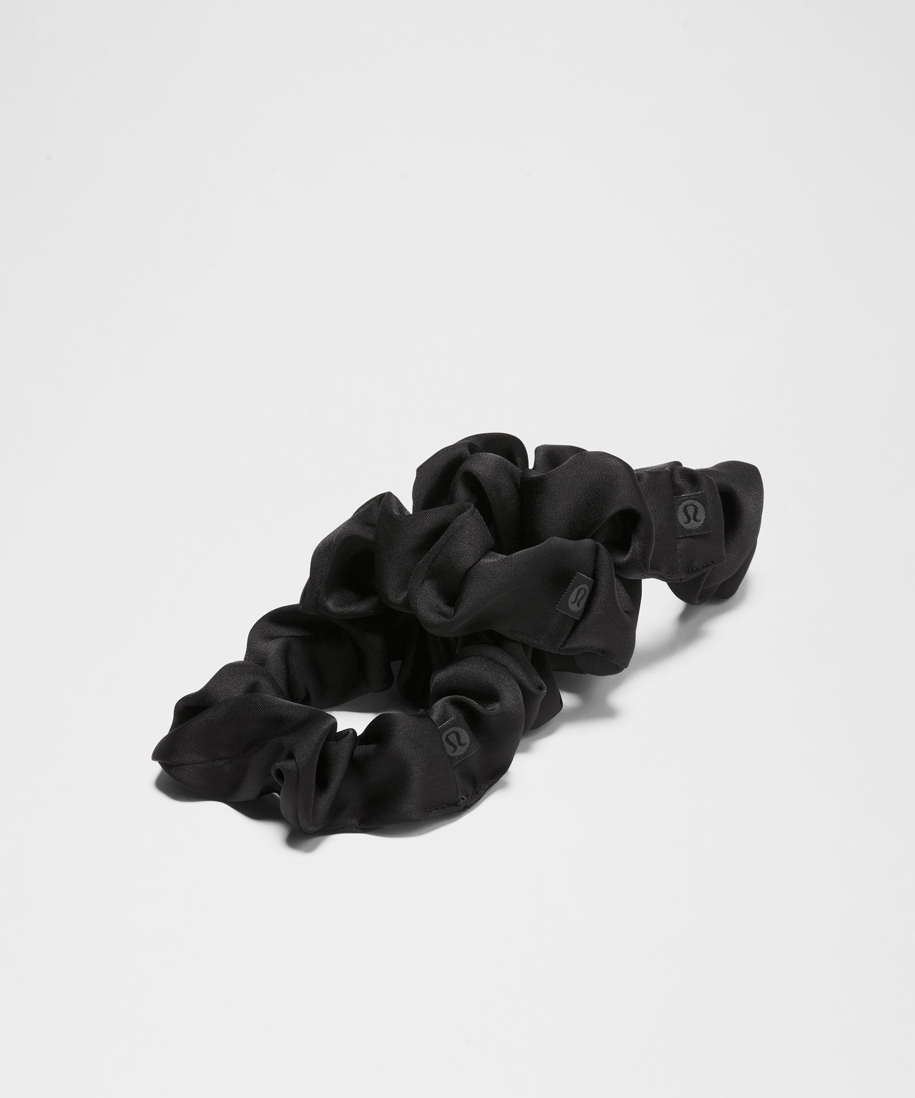 Uplifting Scrunchies 3 Pack Satin - Black