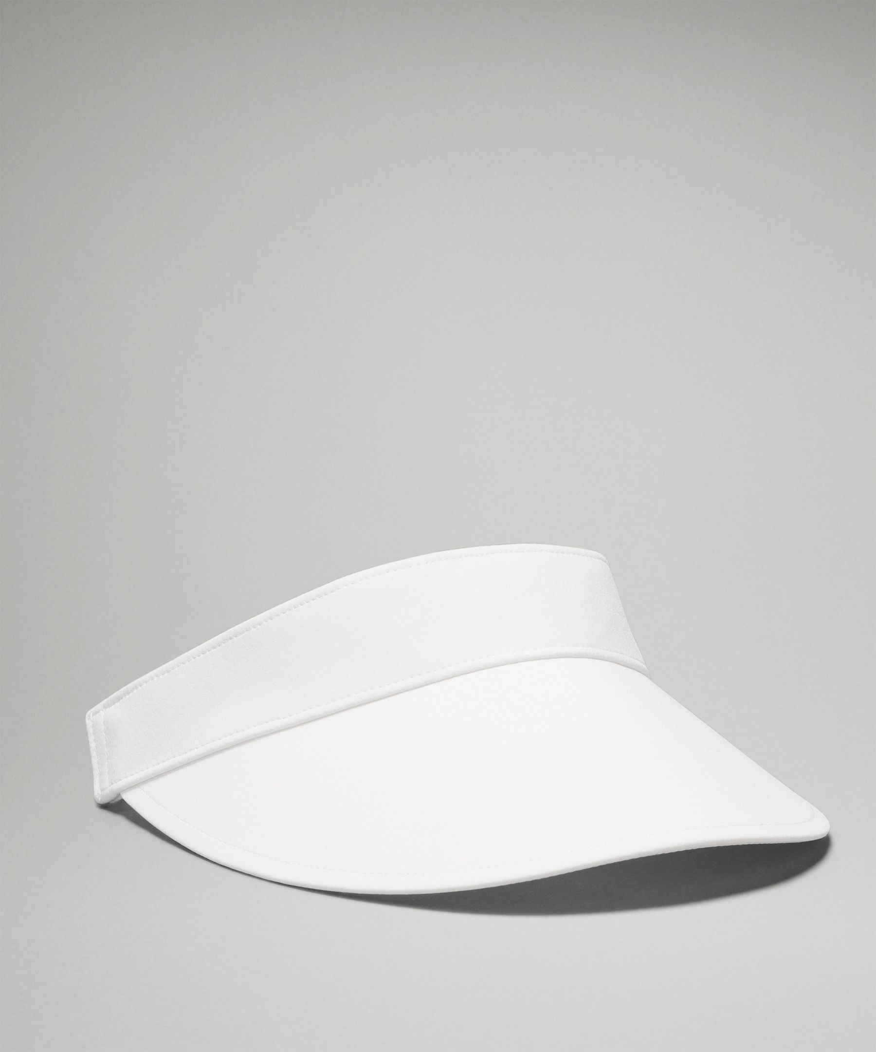 Lululemon Fast Paced Wide Band Running Visor In White