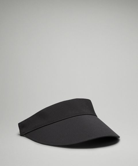 Женский беговой козырёк Lululemon Fast Paced Wide Band, цвет: Чёрный