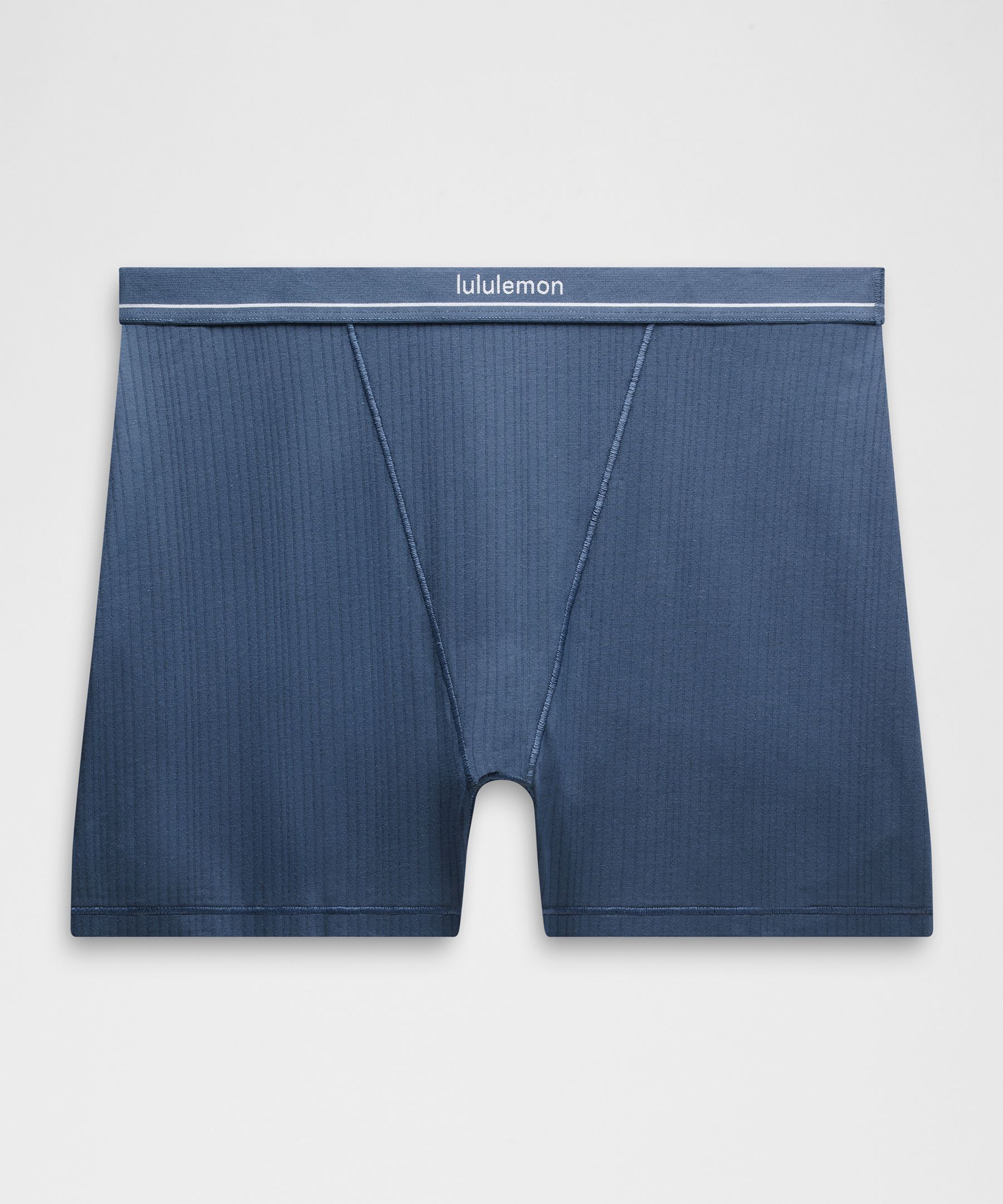 Stretch Cotton Ribbed Logo Super-High-Rise Shortie Underwear