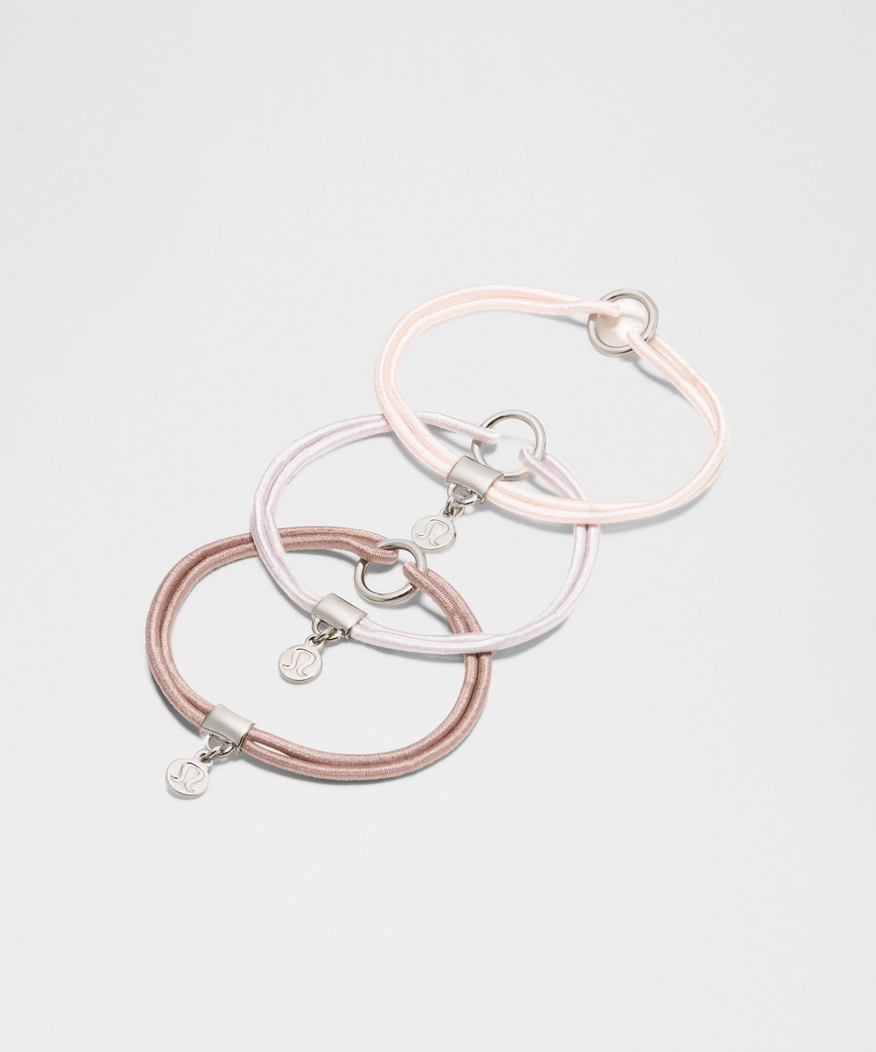 Logo Charm Hair Ties 