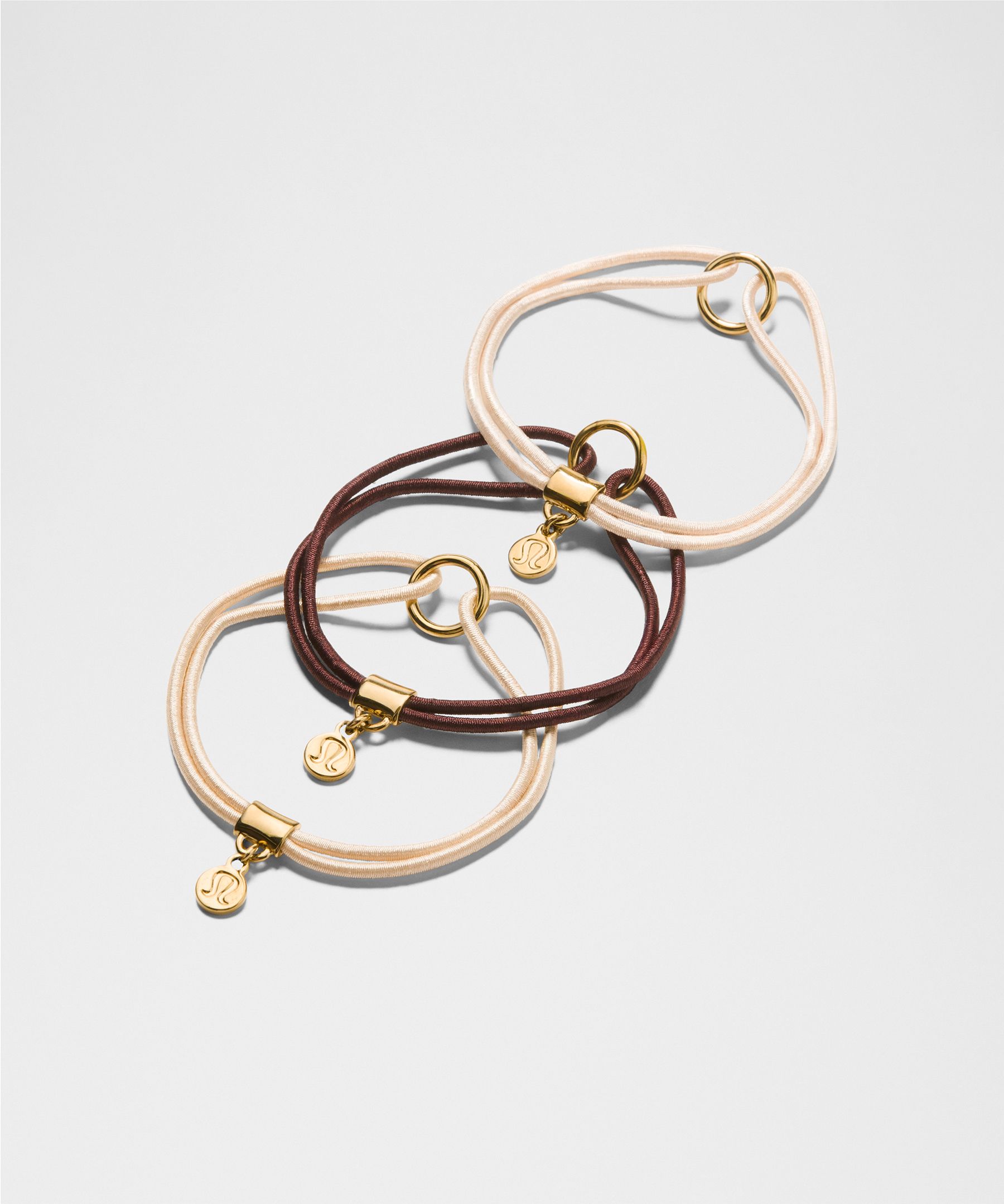 Logo Charm Hair Ties 