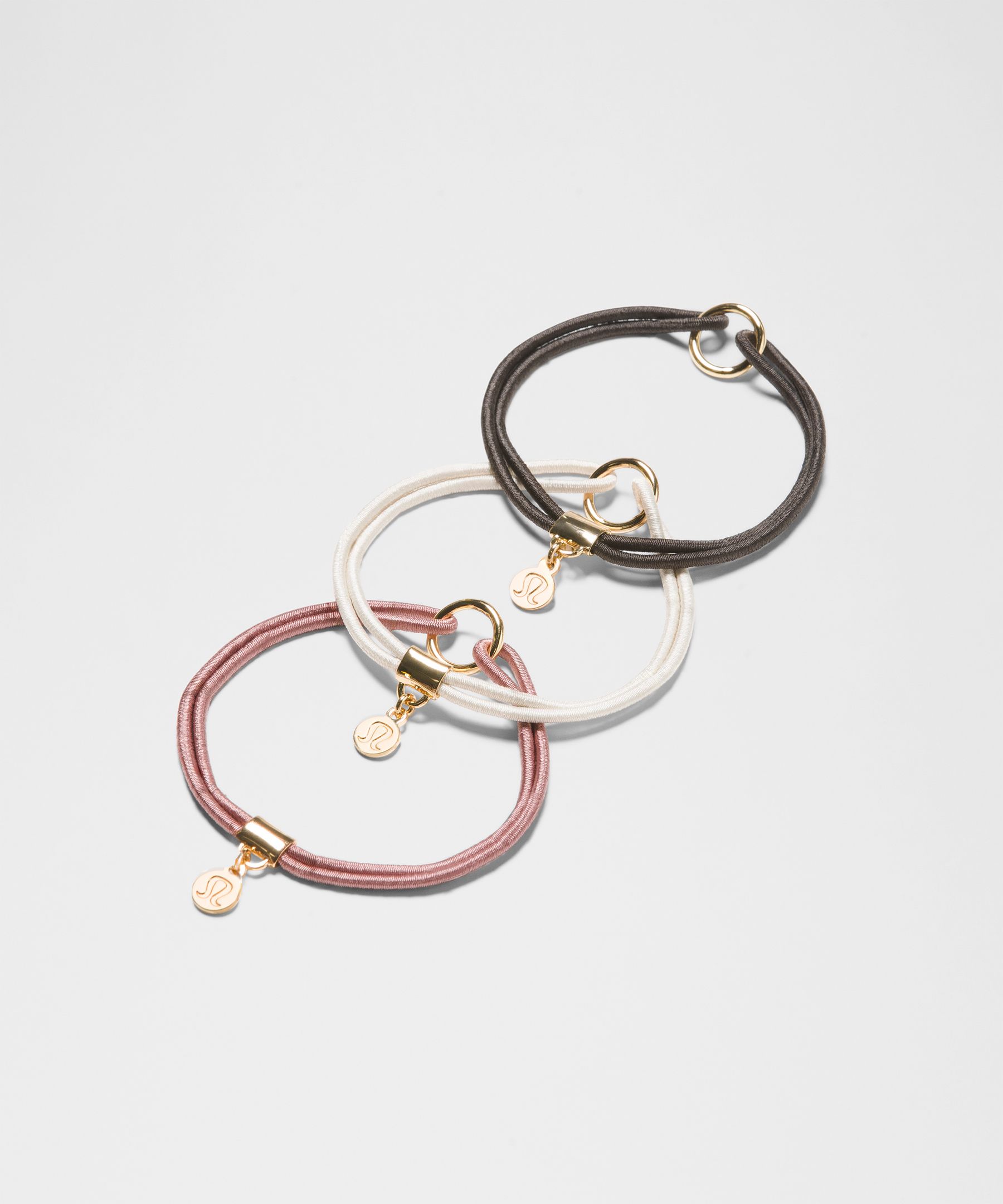 Logo Bead Hair Ties