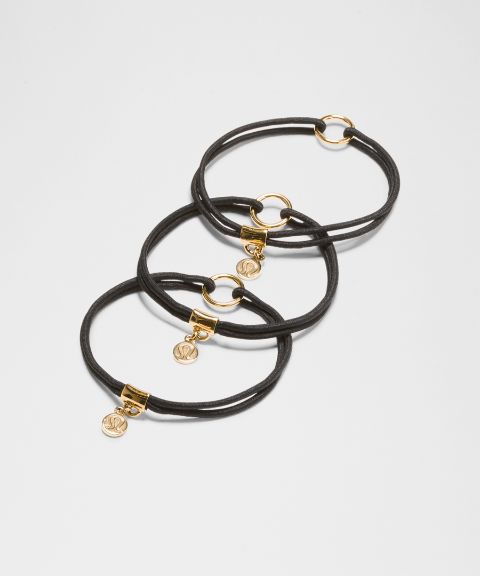Резинки для волос Lululemon Logo Bead, 3 шт
