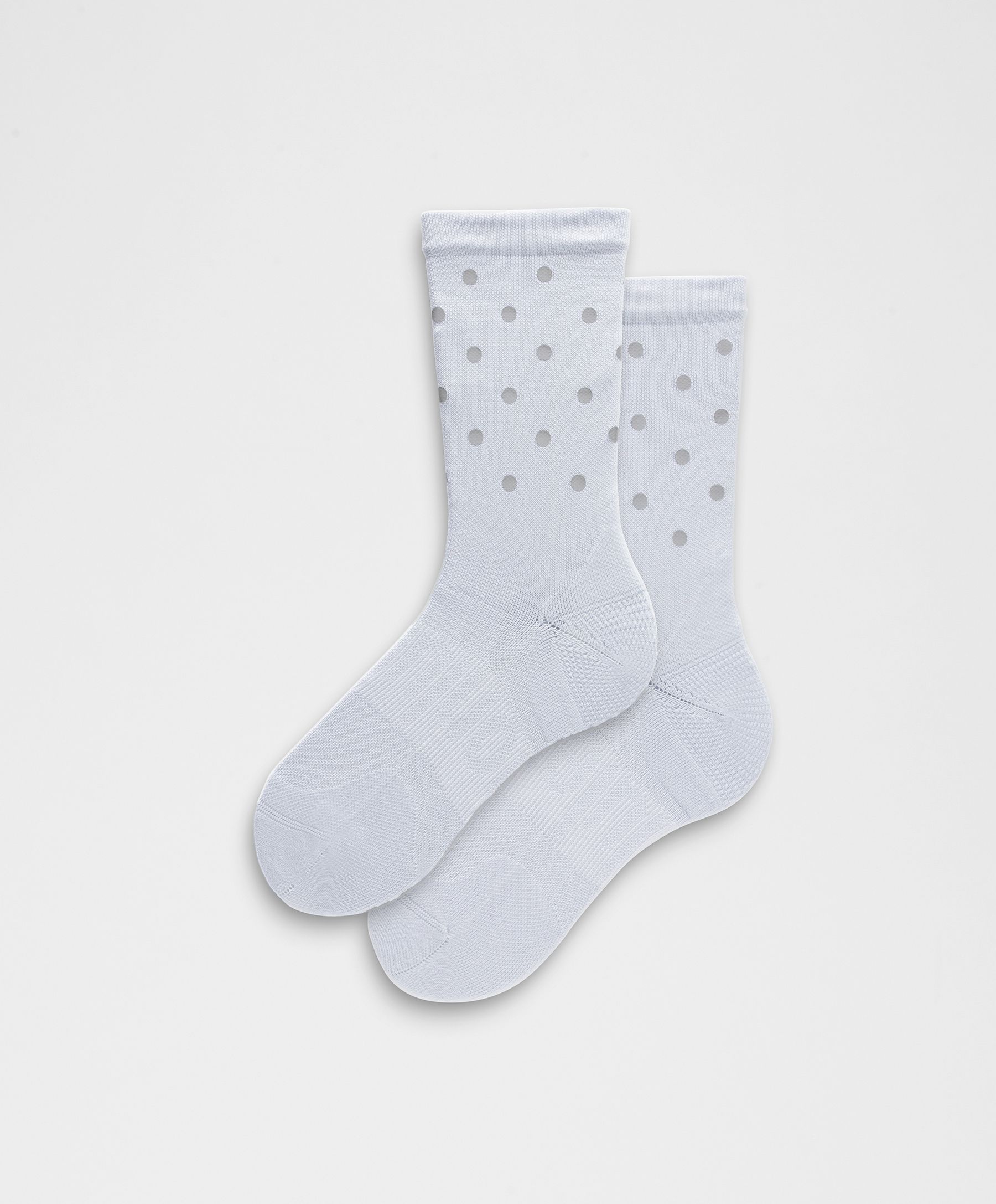 Women's Power Stride Crew Socks Dot Reflective - Blue