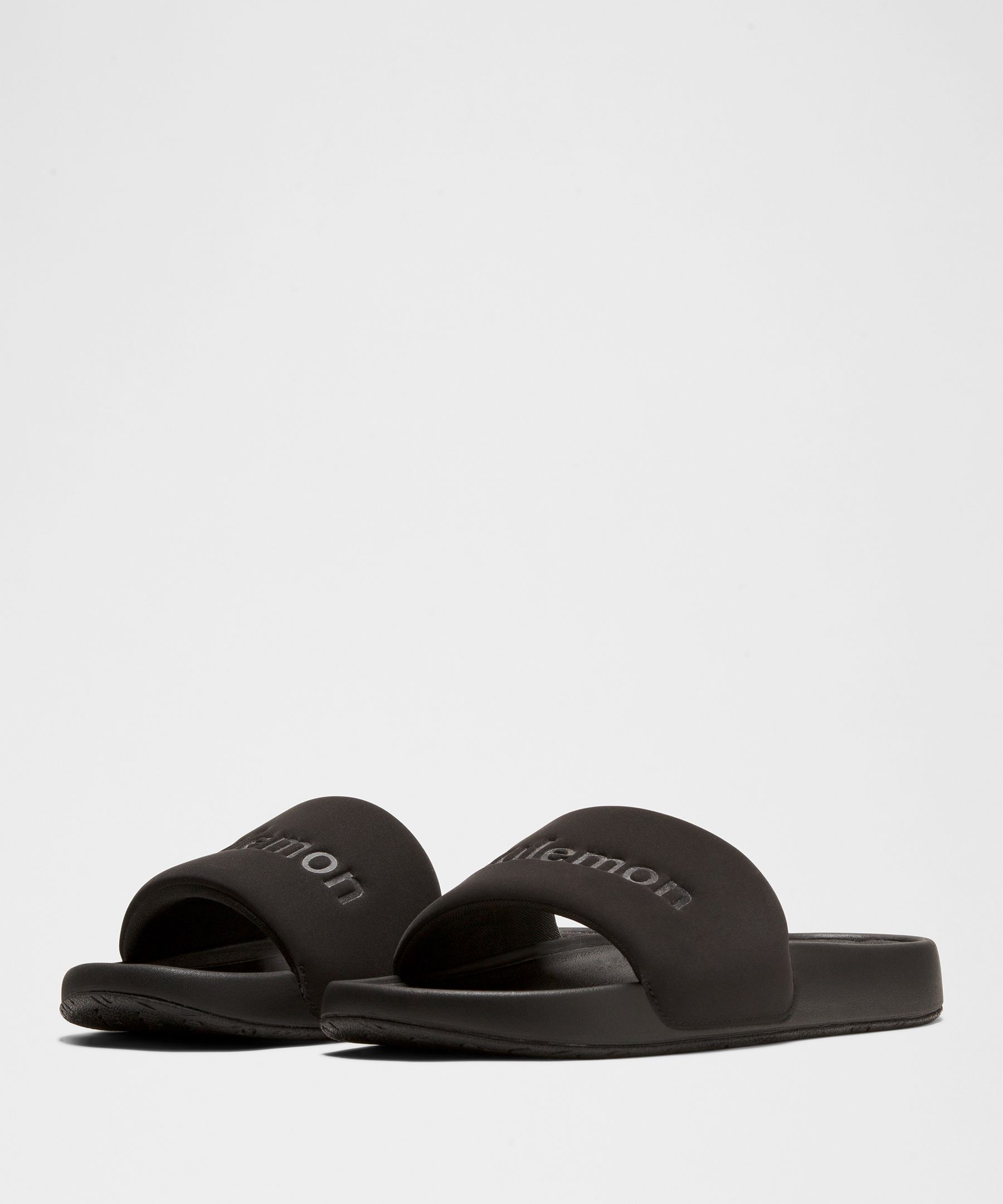 Lululemon Restfeel Slide Graphic In Black