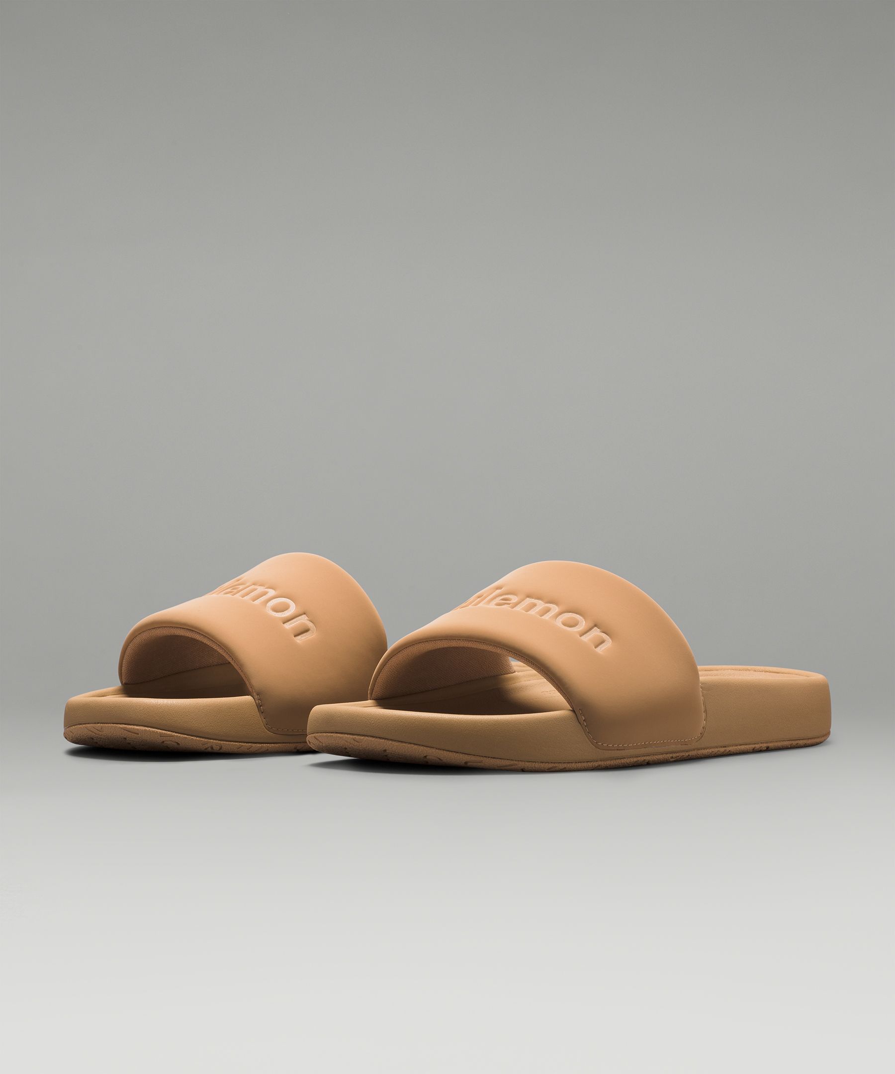 Women's Restfeel Slide Graphic - Khaki,Neutral