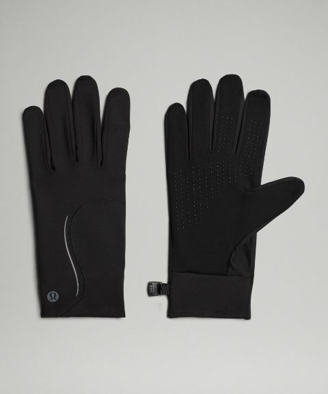 Женские беговые перчатки Lululemon Fast and Free из флиса