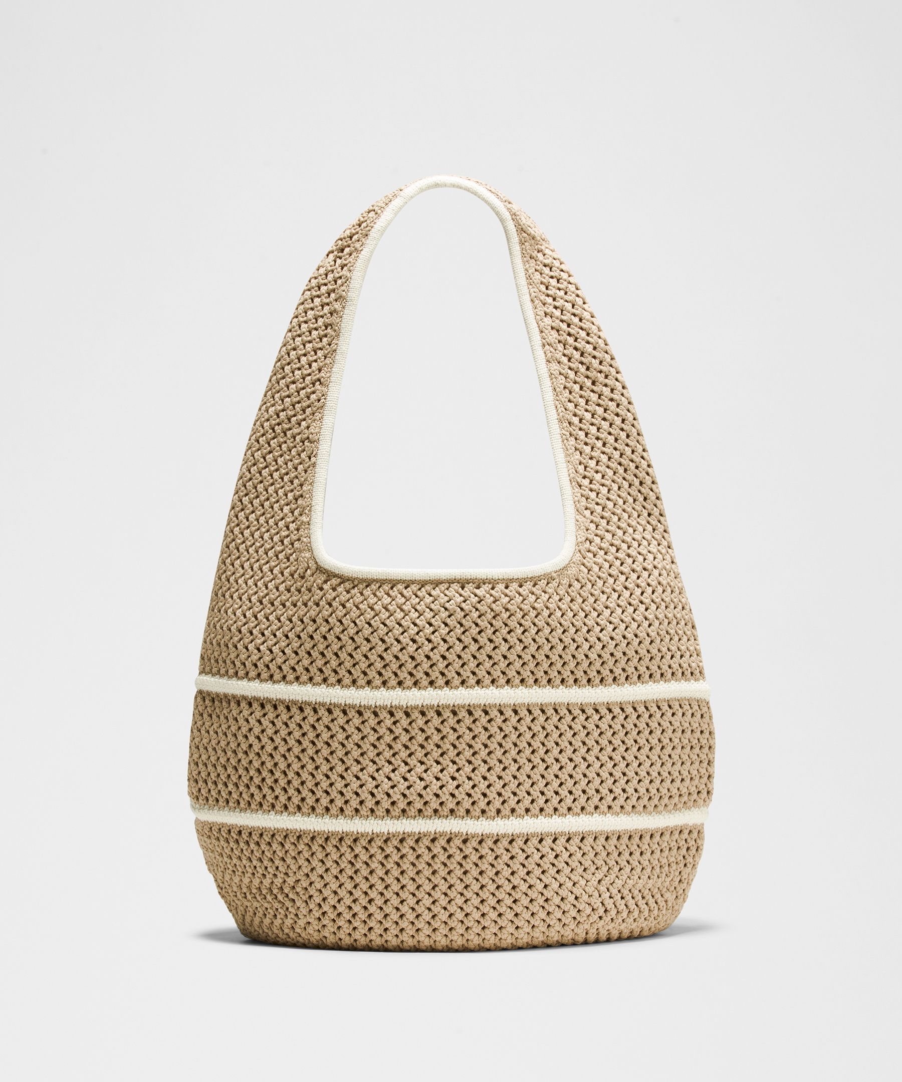 Cotton Crochet Shoulder Bag 7L