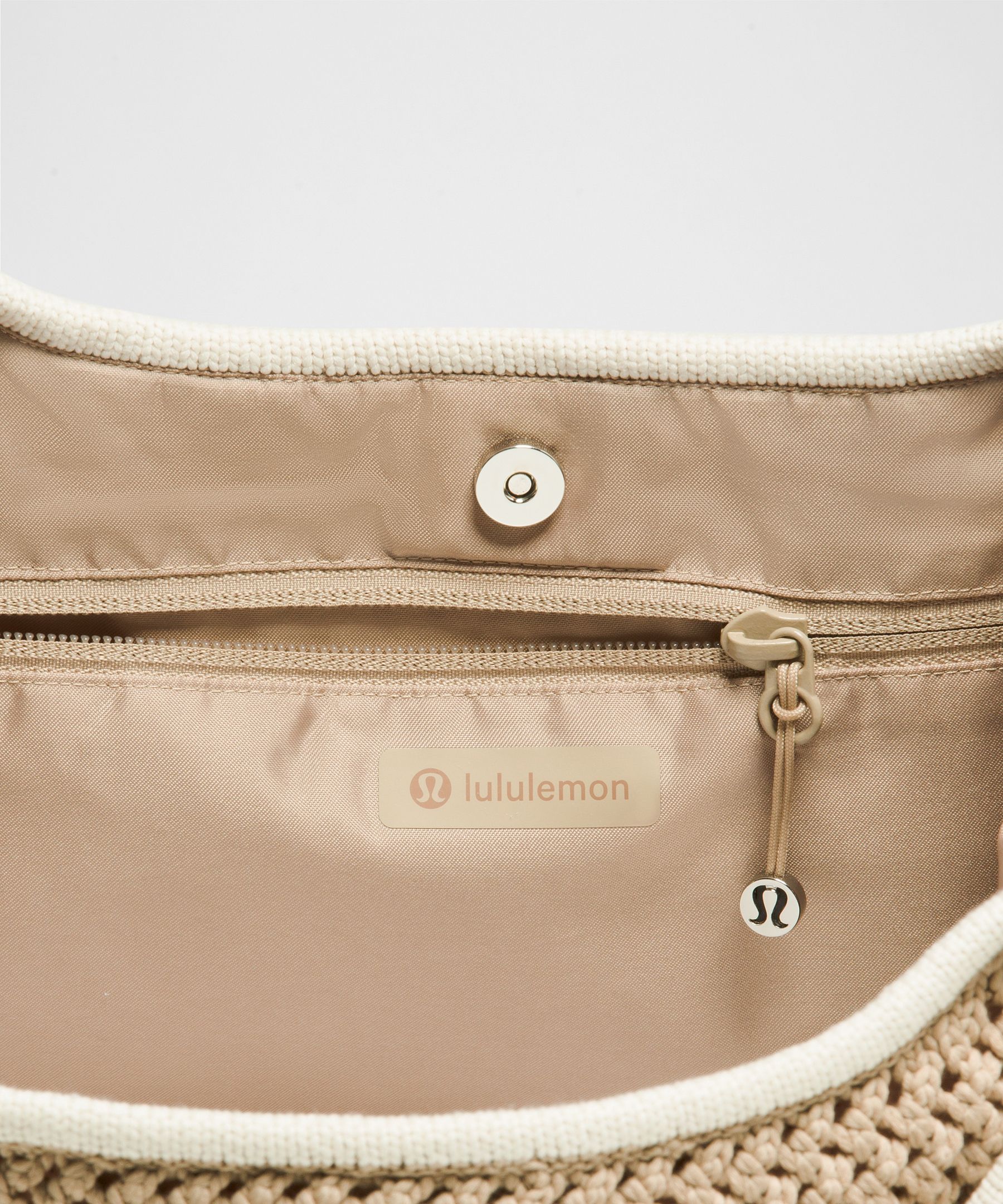 Cotton Crochet Shoulder Bag 7L