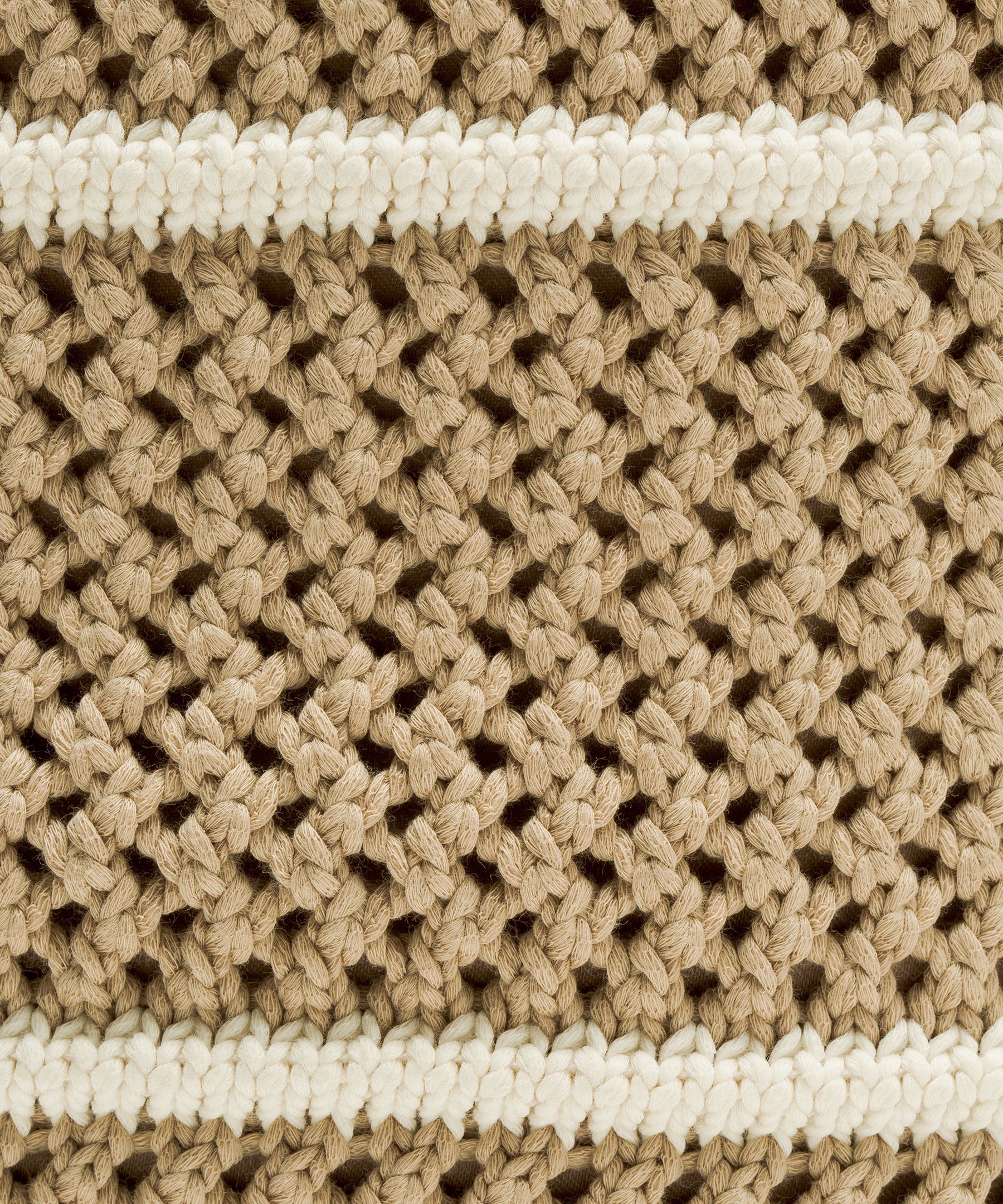 Cotton Crochet Shoulder Bag 7L