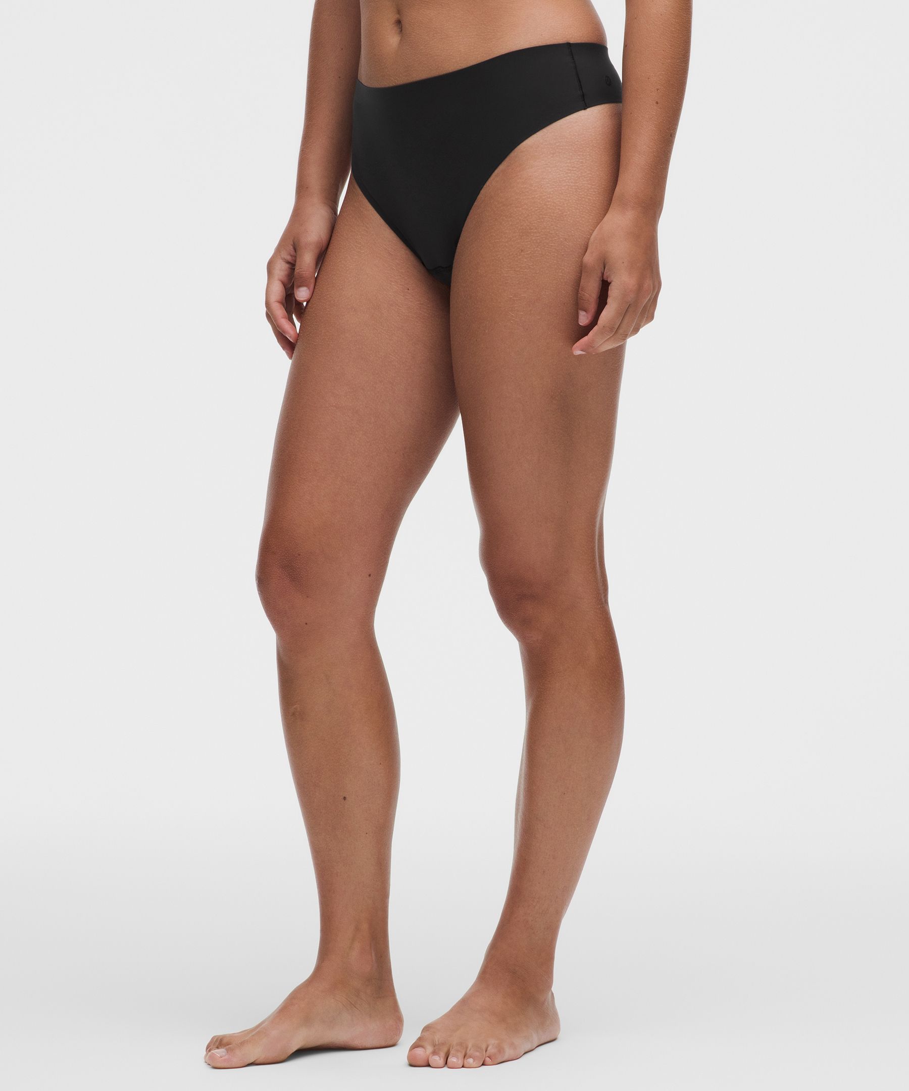lululemon – Women’s Nulu Added Absorbency Extra-High-Rise Thong Underwear – Color Black – Size Large