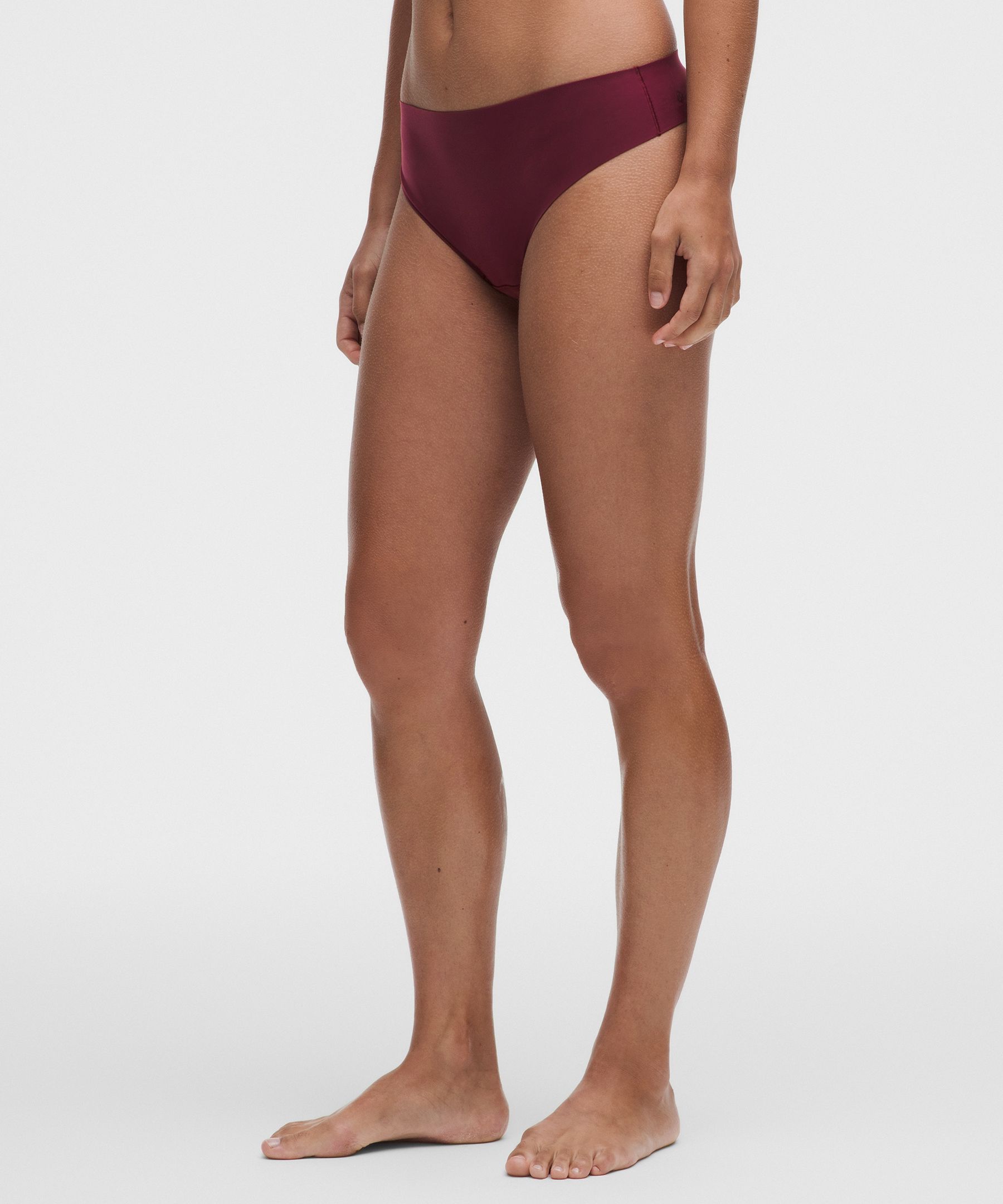 lululemon – Women’s Nulu Added Absorbency Extra-High-Rise Thong Underwear – Color Burgundy/Red – Size Large