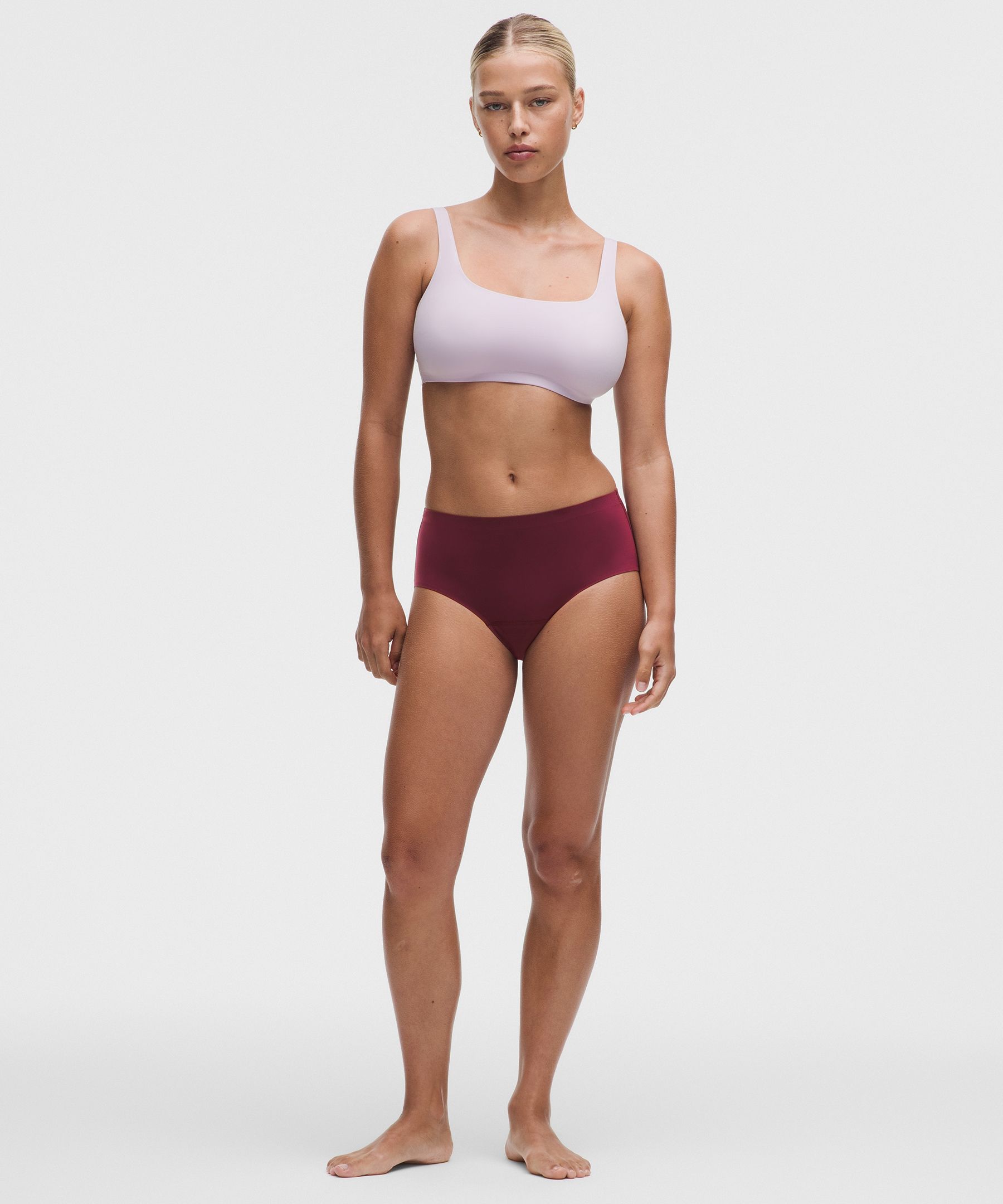 Culotte bikini taille tr&egrave;s haute en Nulu avec absorption renforc&eacute;e