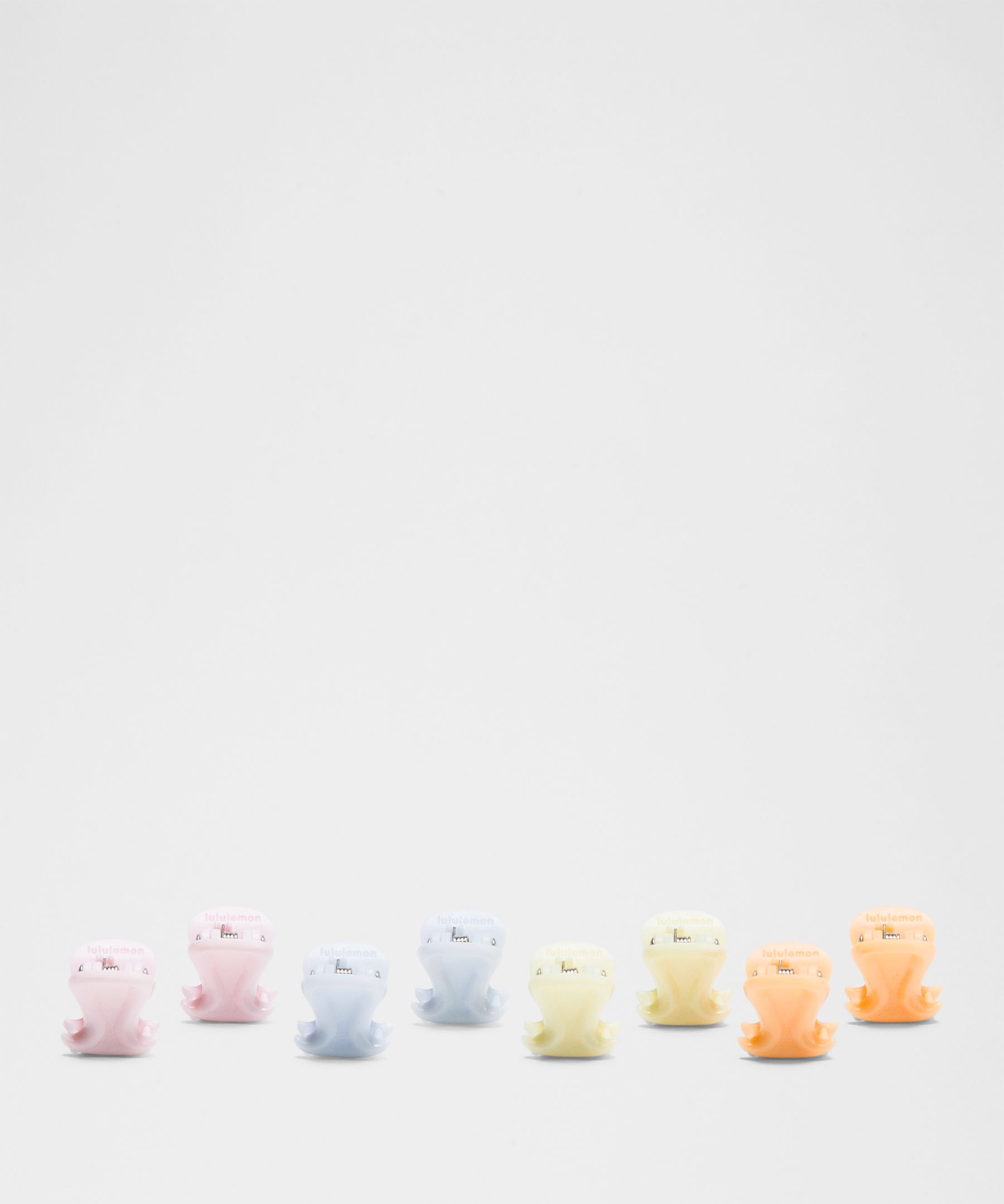 Lululemon Mini Claw Logo Clip 8 Pack