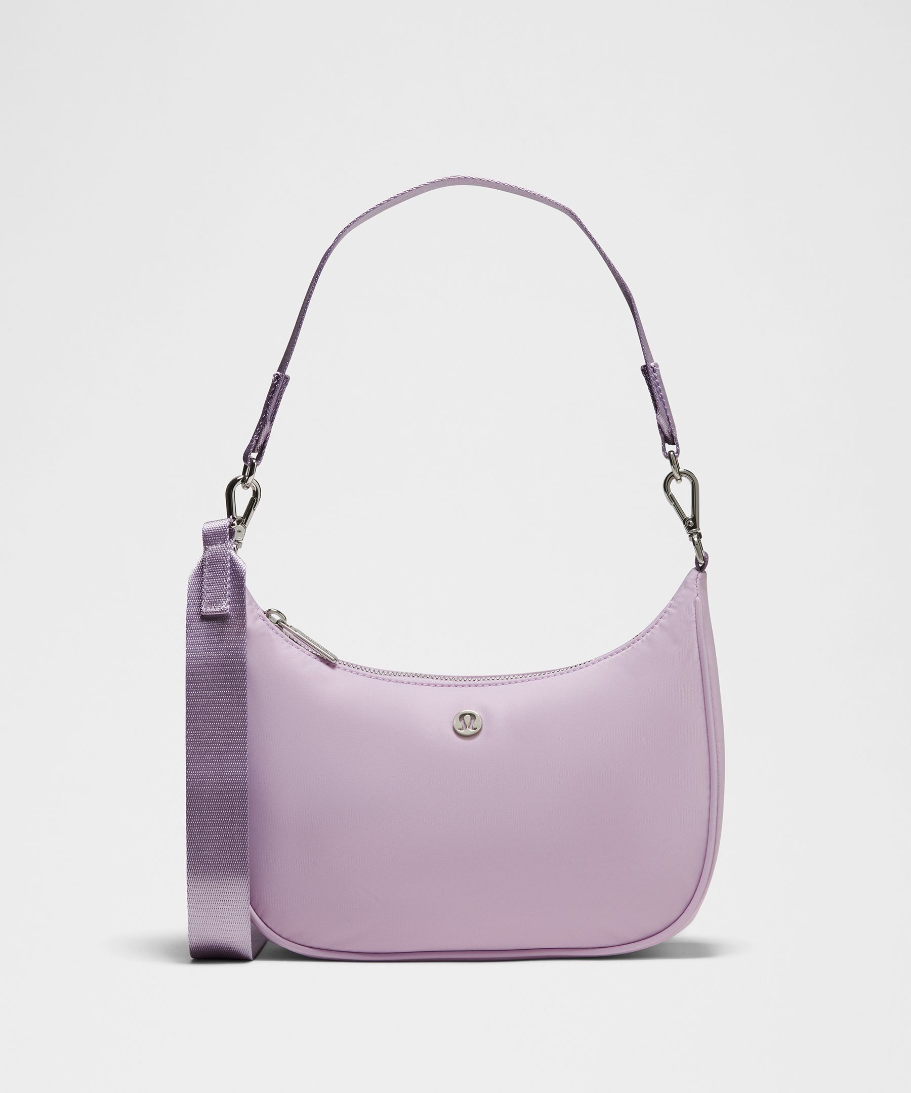 lululemon – City Essentials Small Shoulder Bag 3L – Color Silver/Purple/Pastel