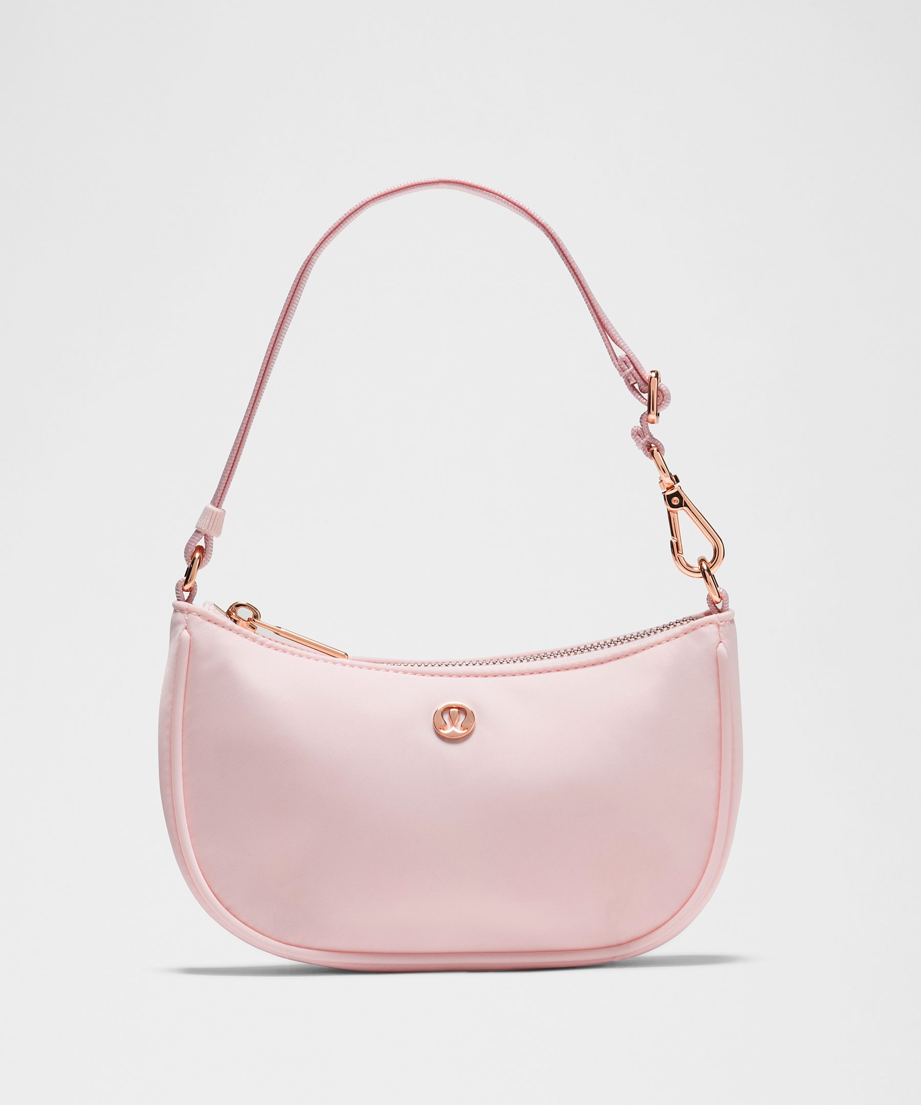 lululemon – City Essentials Mini Shoulder Bag 1L – Color Pink/Gold