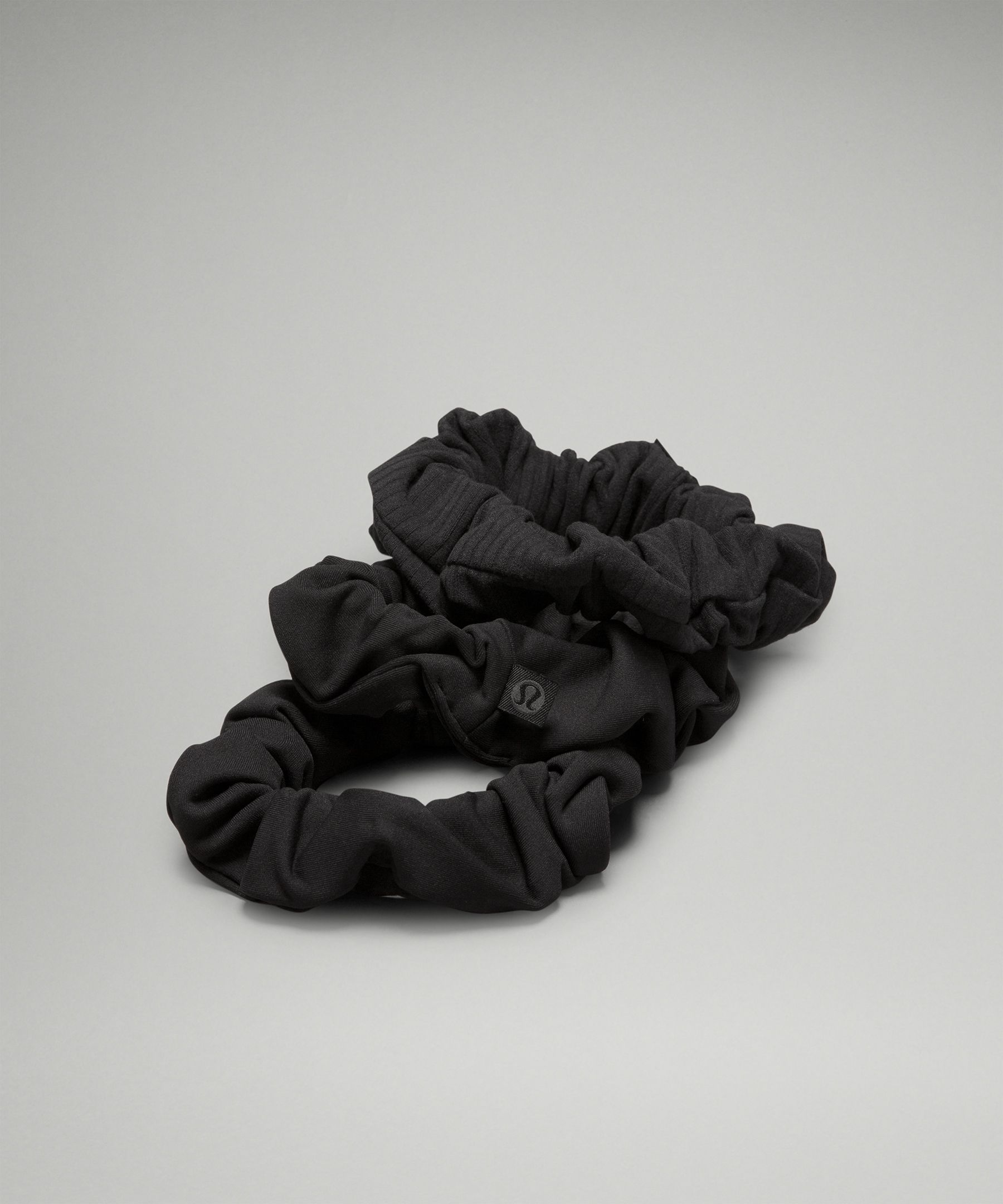 Uplifting Scrunchies 3 Pack - Black,Neutral