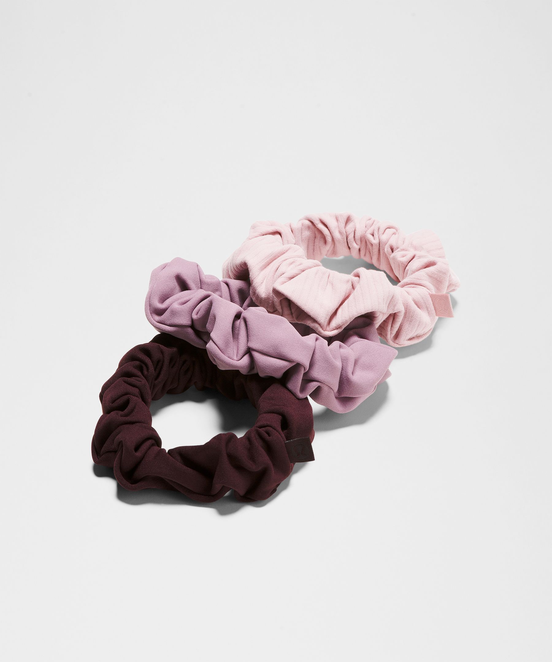 Uplifting Scrunchies 3 Pack - Pink,Purple