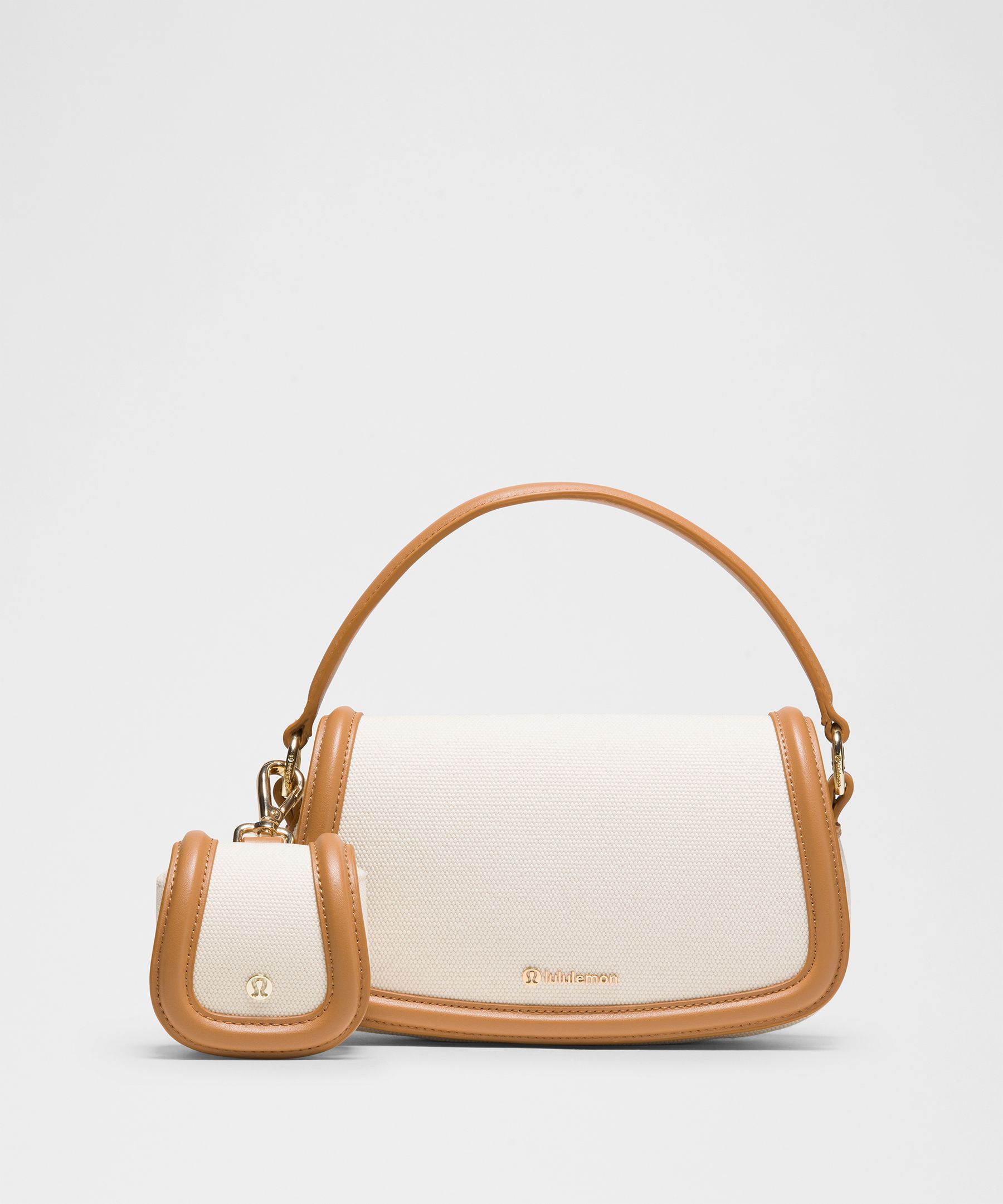 Lululemon - Canvas Mini Bag - Brown,neutral/natural/chestnut Brown