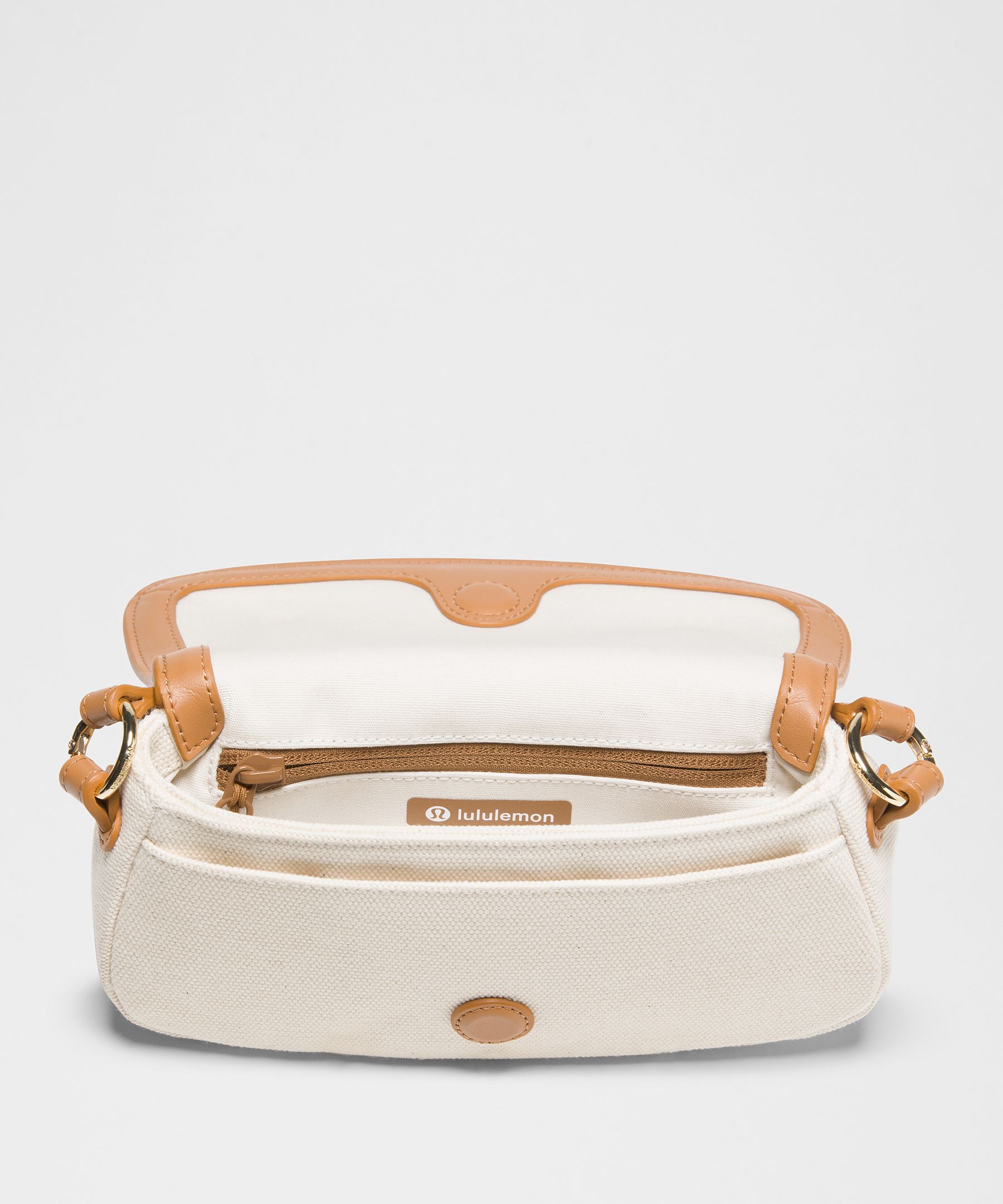 Lululemon - Canvas Mini Bag - Brown,neutral/natural/chestnut Brown