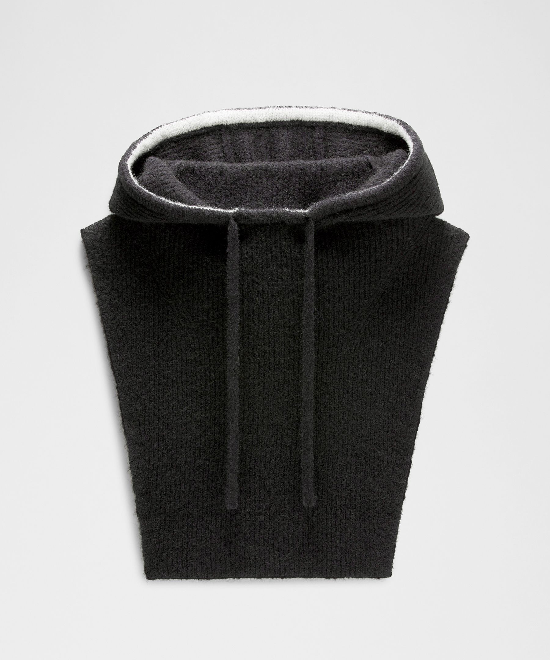 Alpaca Wool-Blend Knit Hood