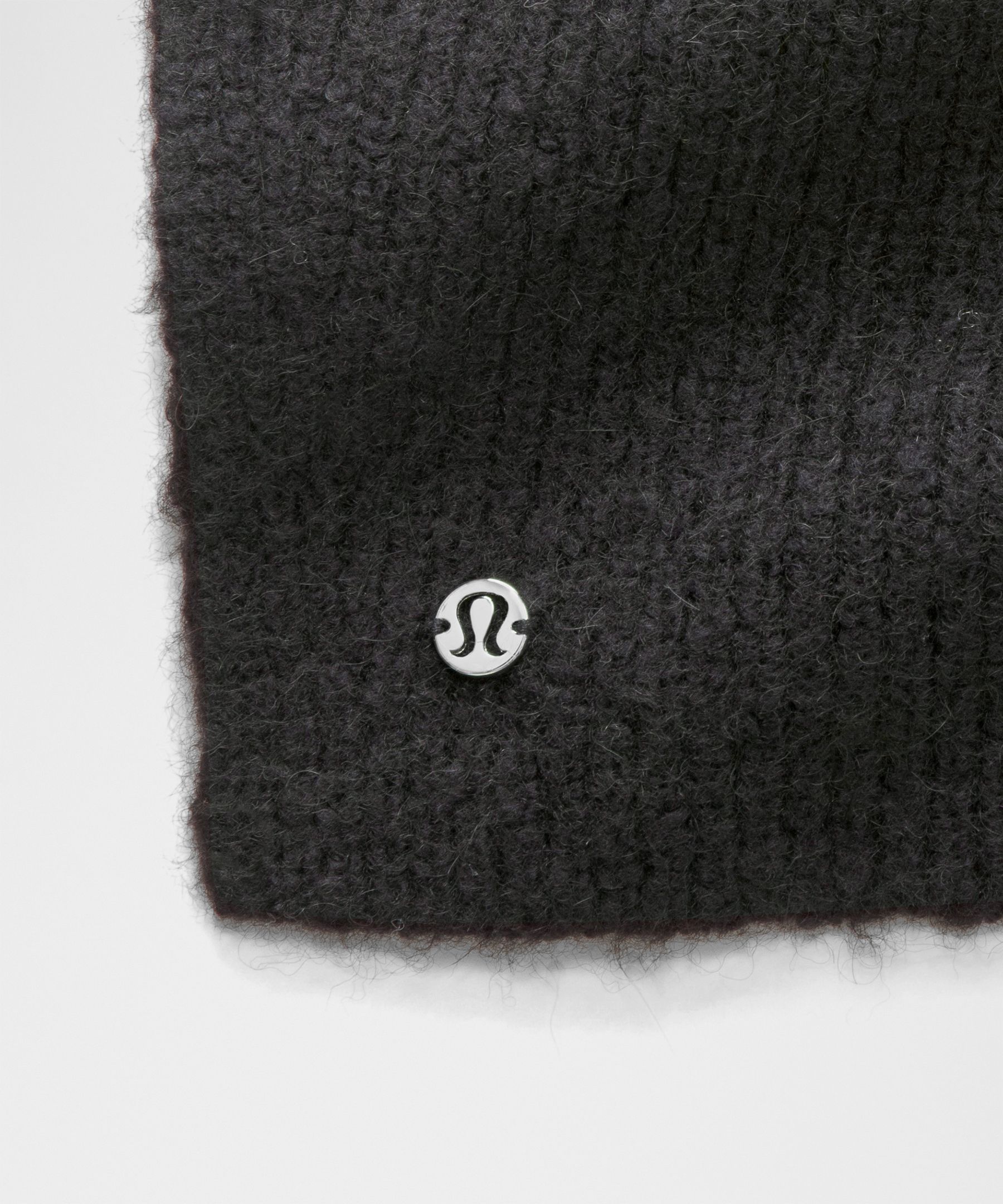 Lululemon Alpaca Wool-blend Knit Hood In Black