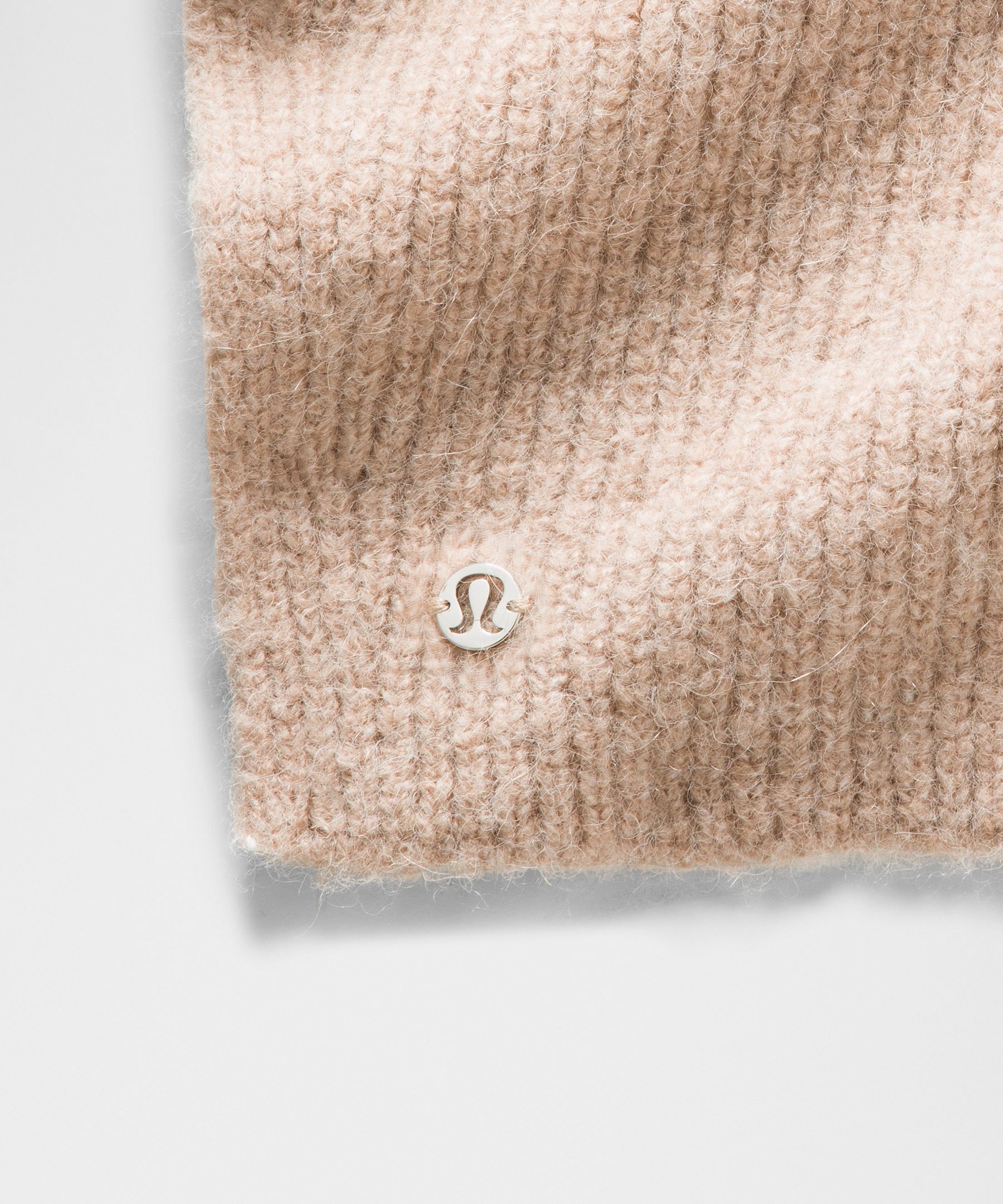 Lululemon Alpaca Wool-blend Knit Hood In Nude