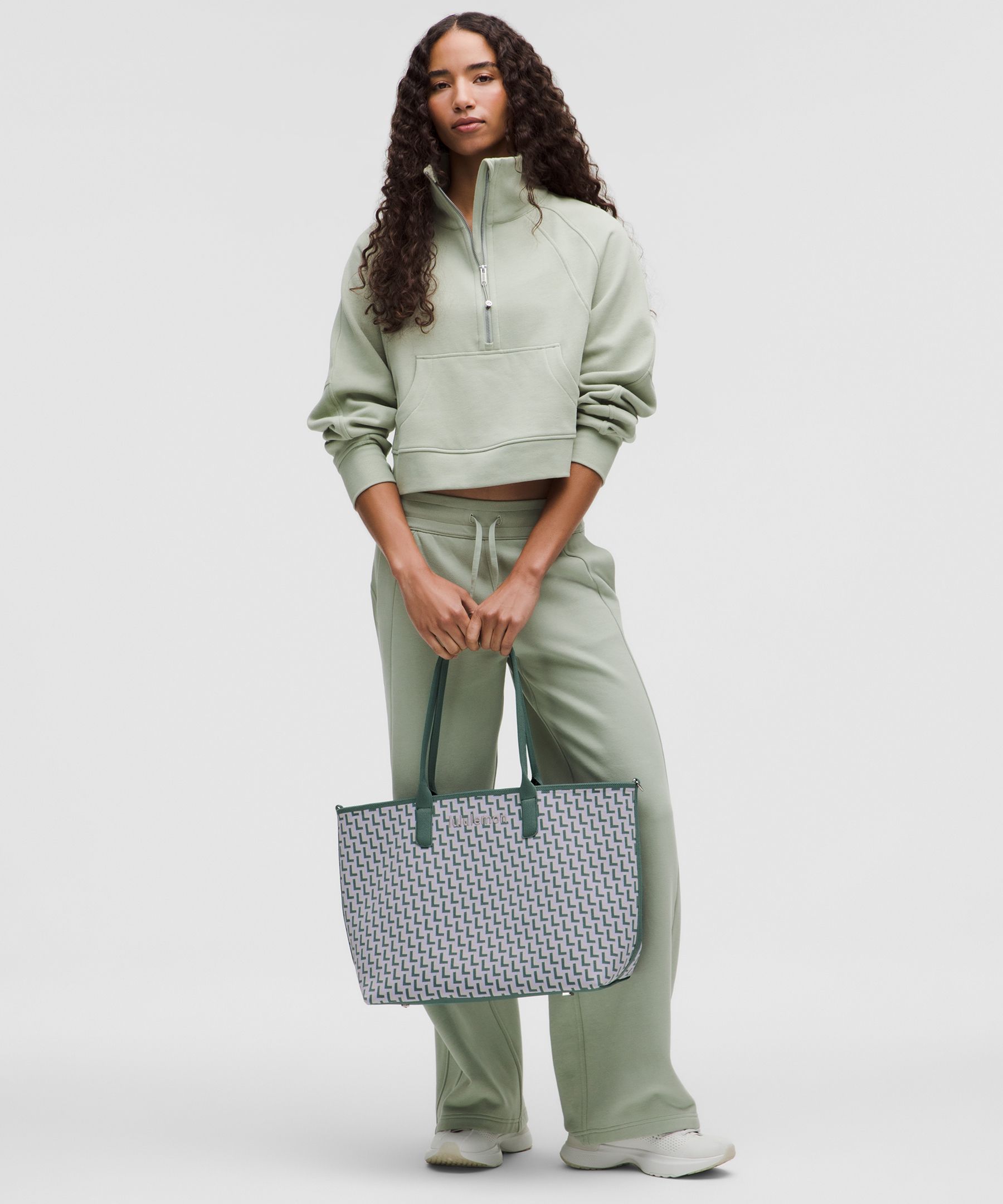 Lululemon - Classic Knit Tote Bag 18l - Green,purple/tidewater Teal/lavender Frost/chrome