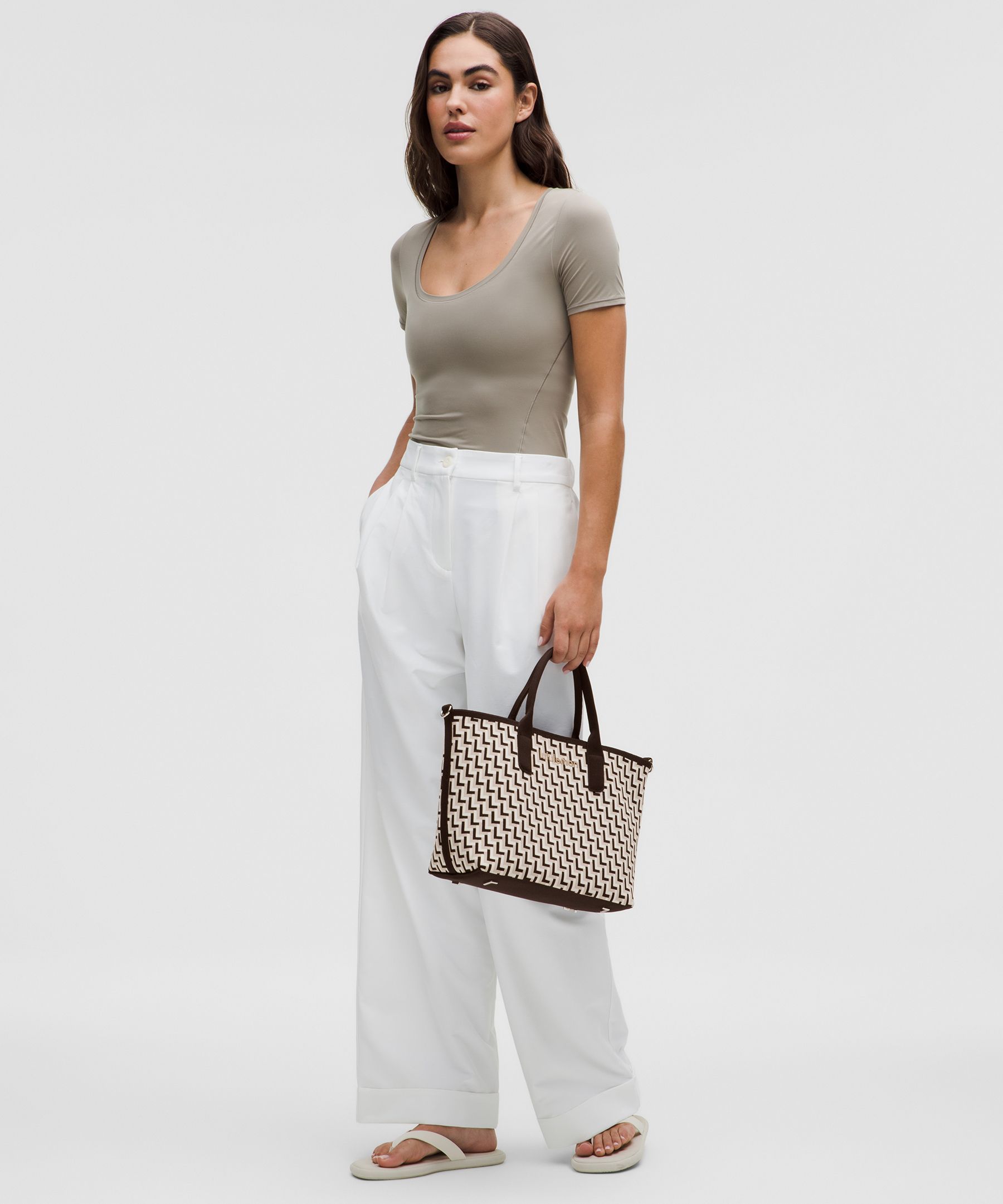 Shop Lululemon Classic Knit Small Tote Bag 8l